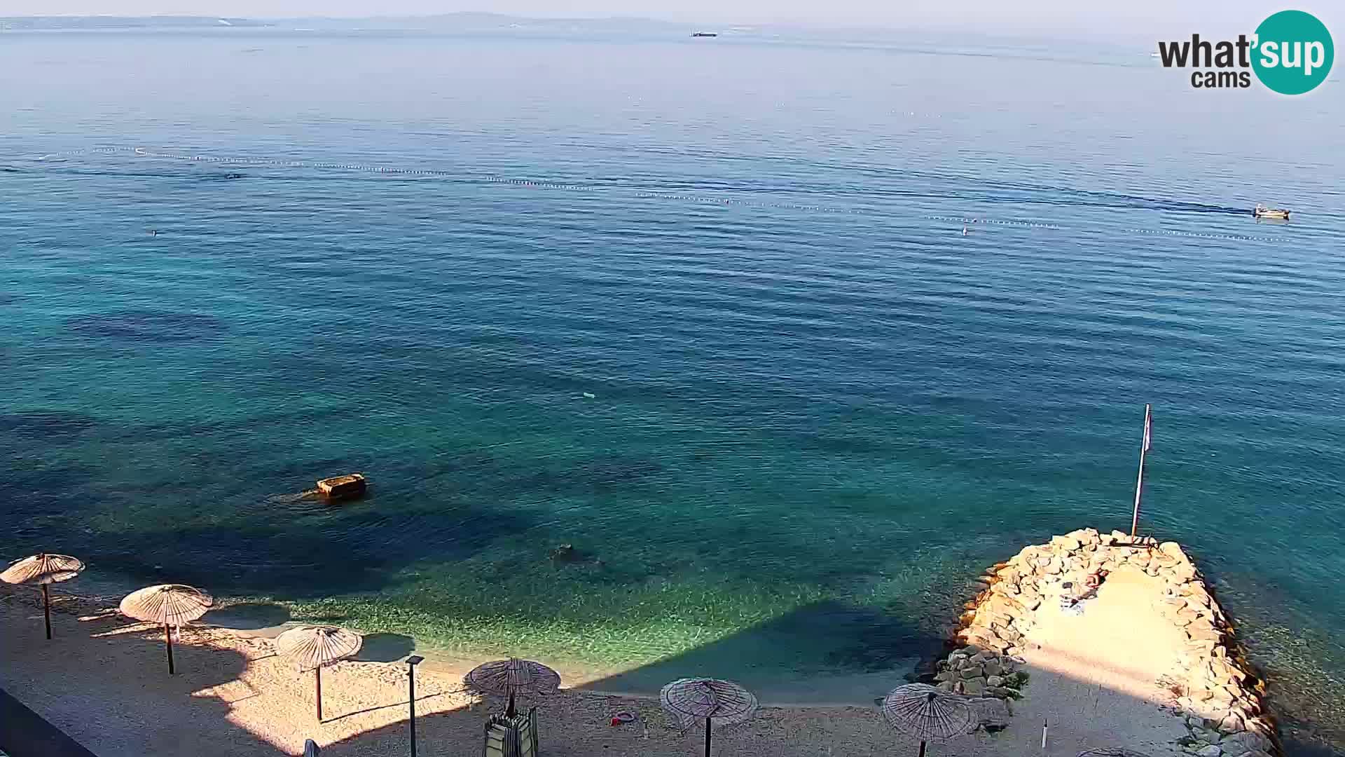 Podstrana Beach Webcam – Live View from Hotel Split