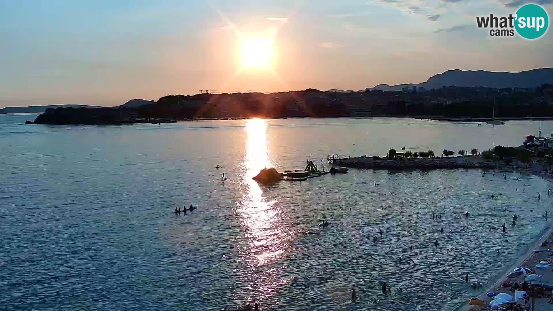 Webcam Playa de Podstrana – Vista en directo desde Hotel Split
