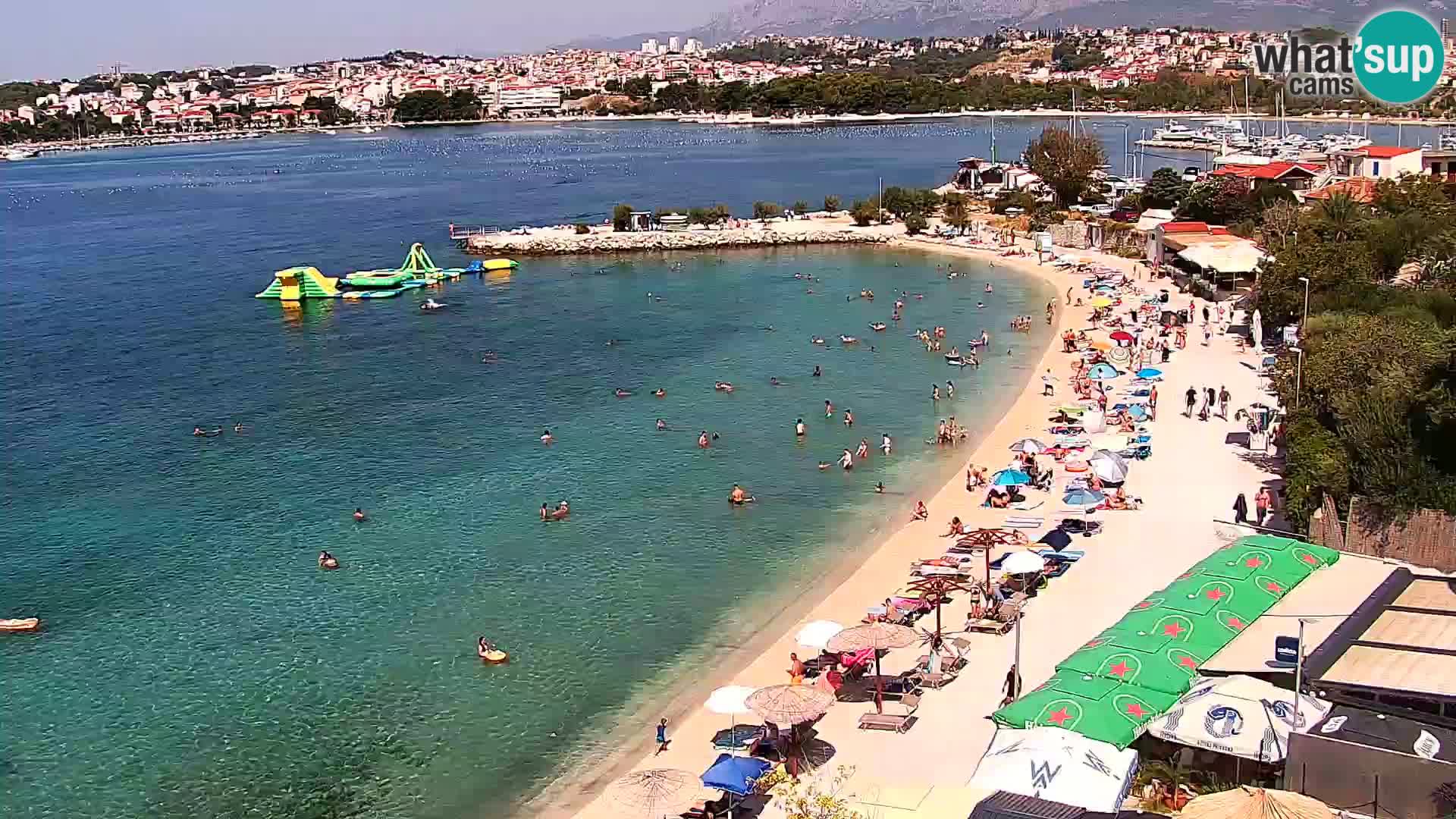 Web kamera Plaža Podstrana – Pogled uživo