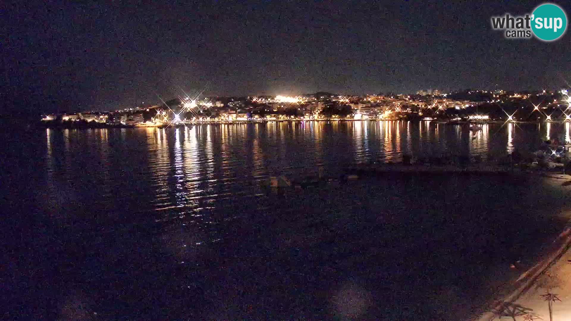 Web kamera Plaža Podstrana – Pogled uživo