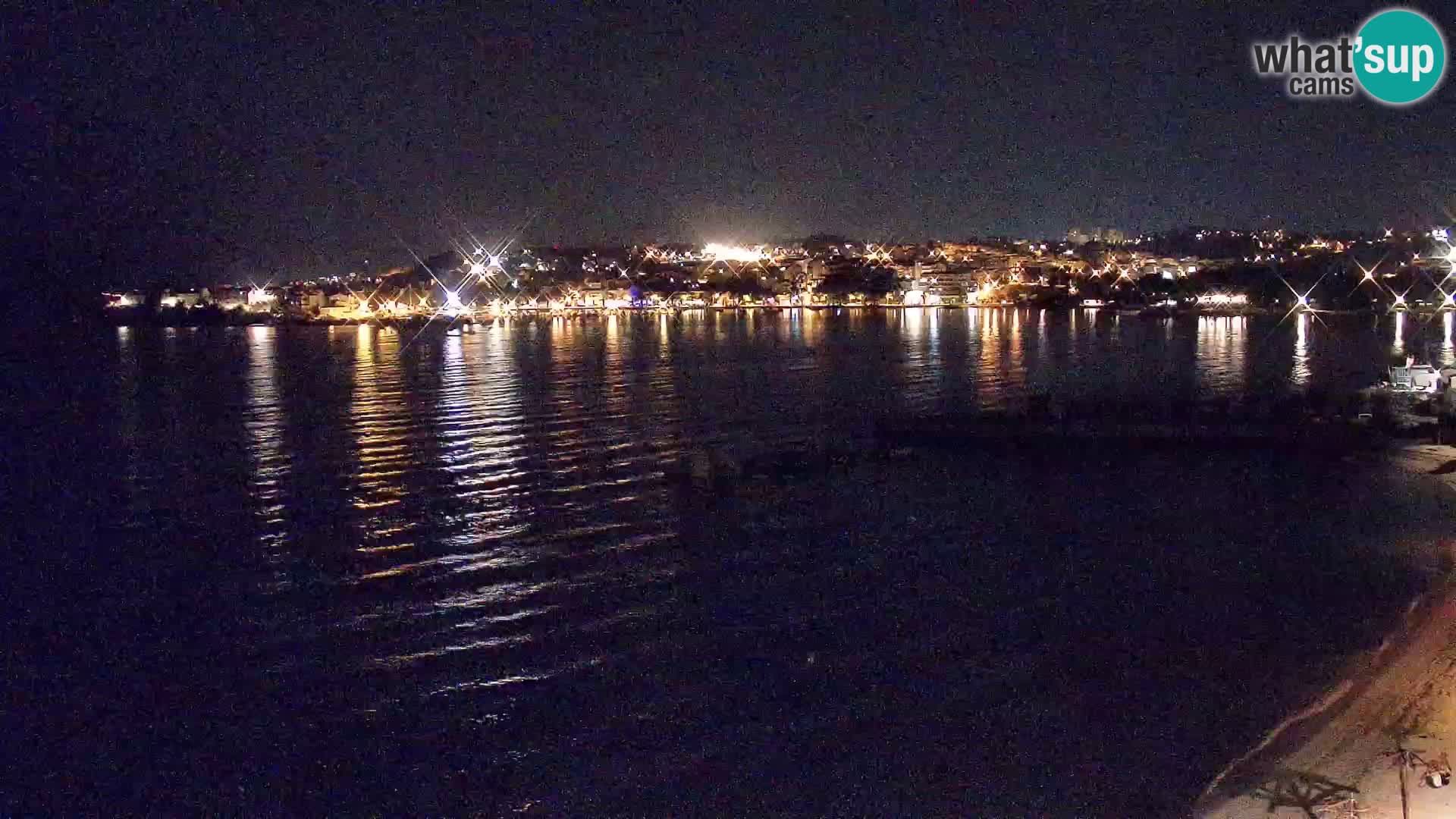 Spletna kamera Plaža Podstrana – Pogled v živo