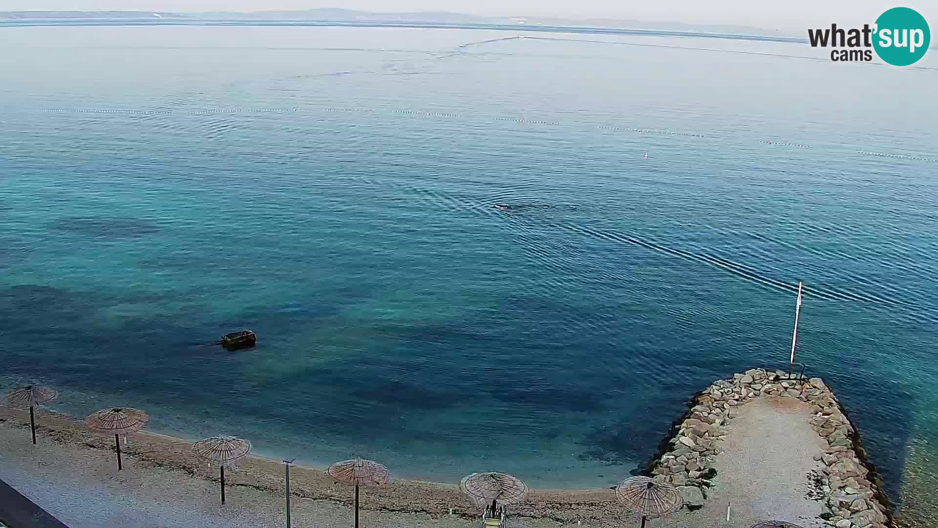 Podstrana Beach Webcam – Live View from Hotel Split