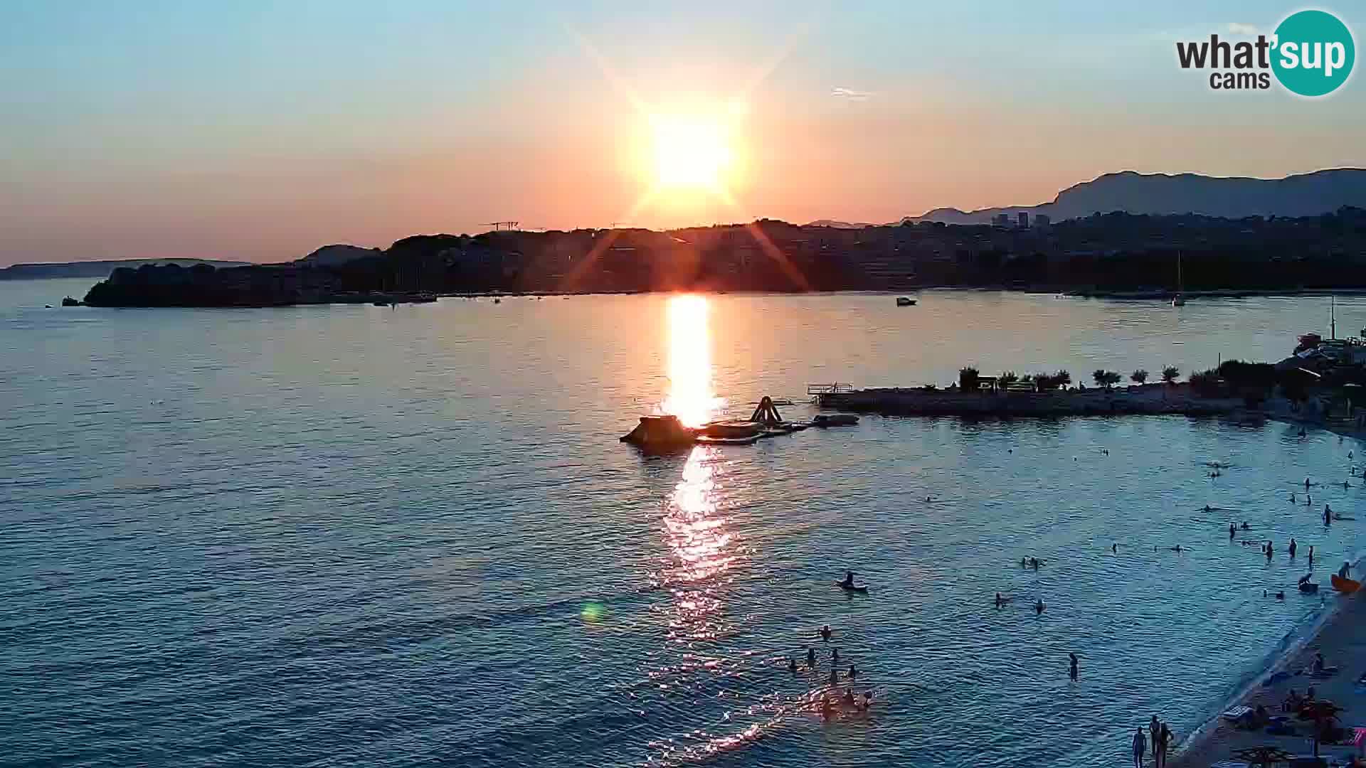 Webcam Playa de Podstrana – Vista en directo desde Hotel Split