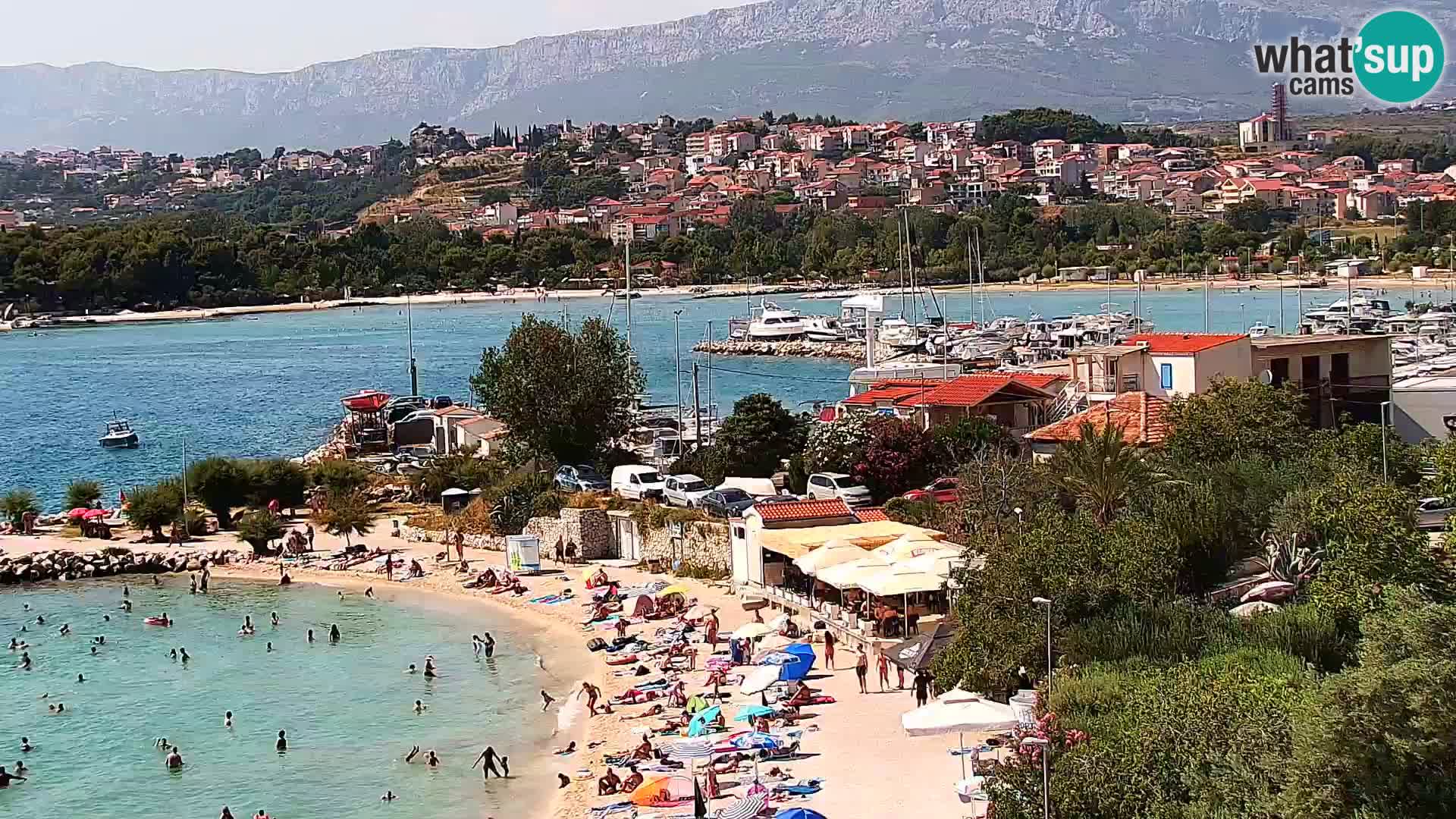 Podstrana Strand Webcam – Liveblick vom Hotel Split
