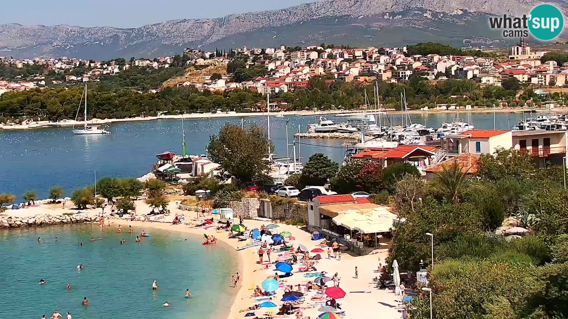 Podstrana Strand Webcam – Liveblick vom Hotel Split