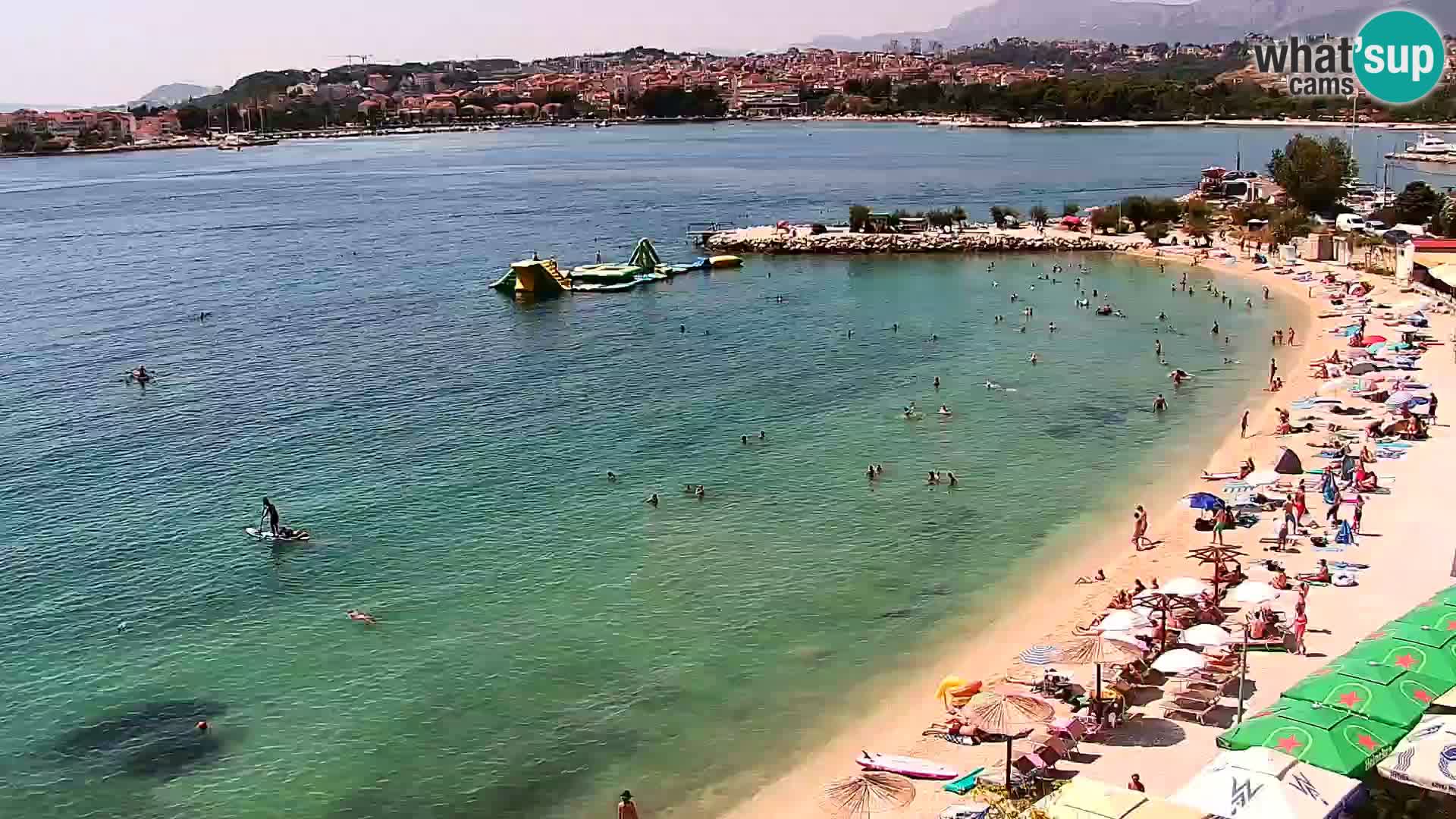 Webcam plage de Podstrana – Vue en direct depuis Hotel Split