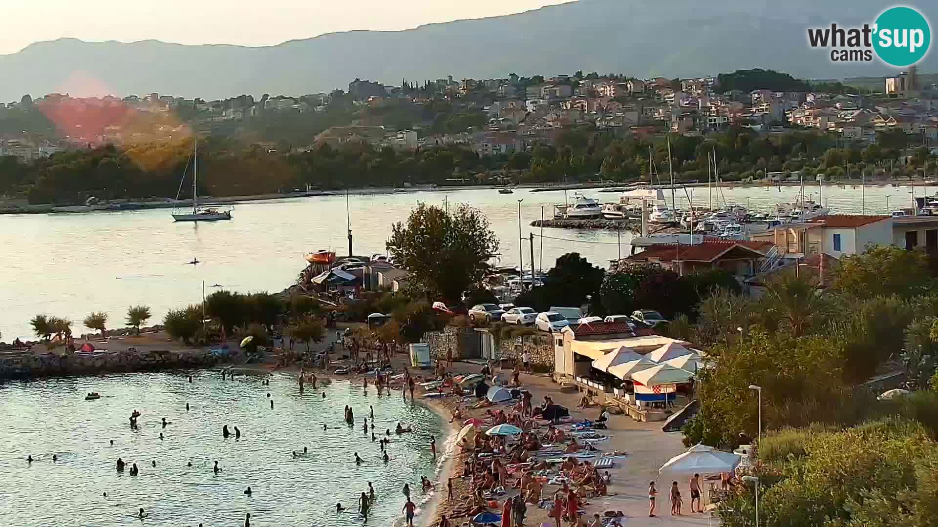 Webcam Playa de Podstrana – Vista en directo desde Hotel Split