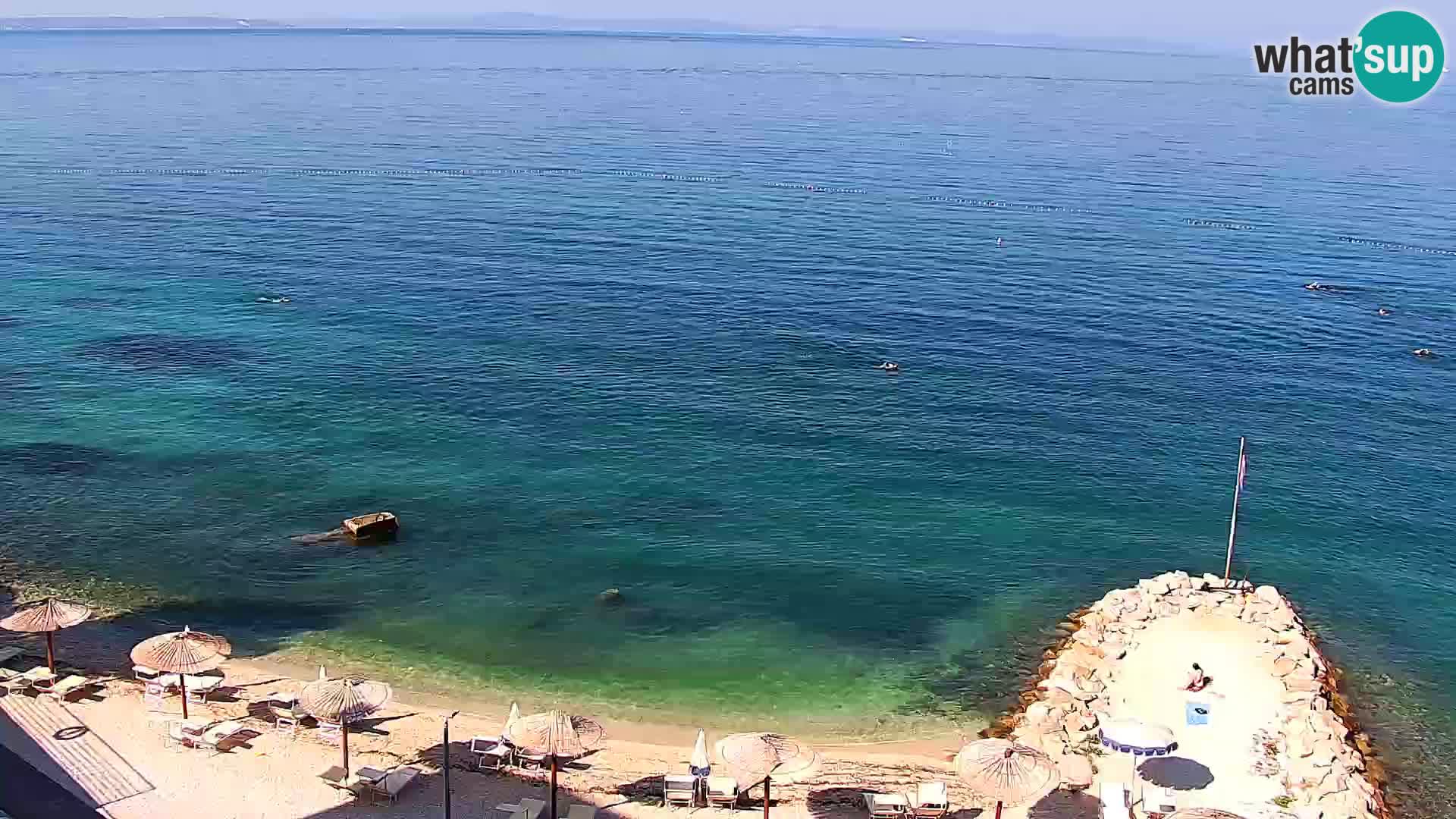 Webcam Spiaggia di Podstrana – Diretta dall’Hotel Split