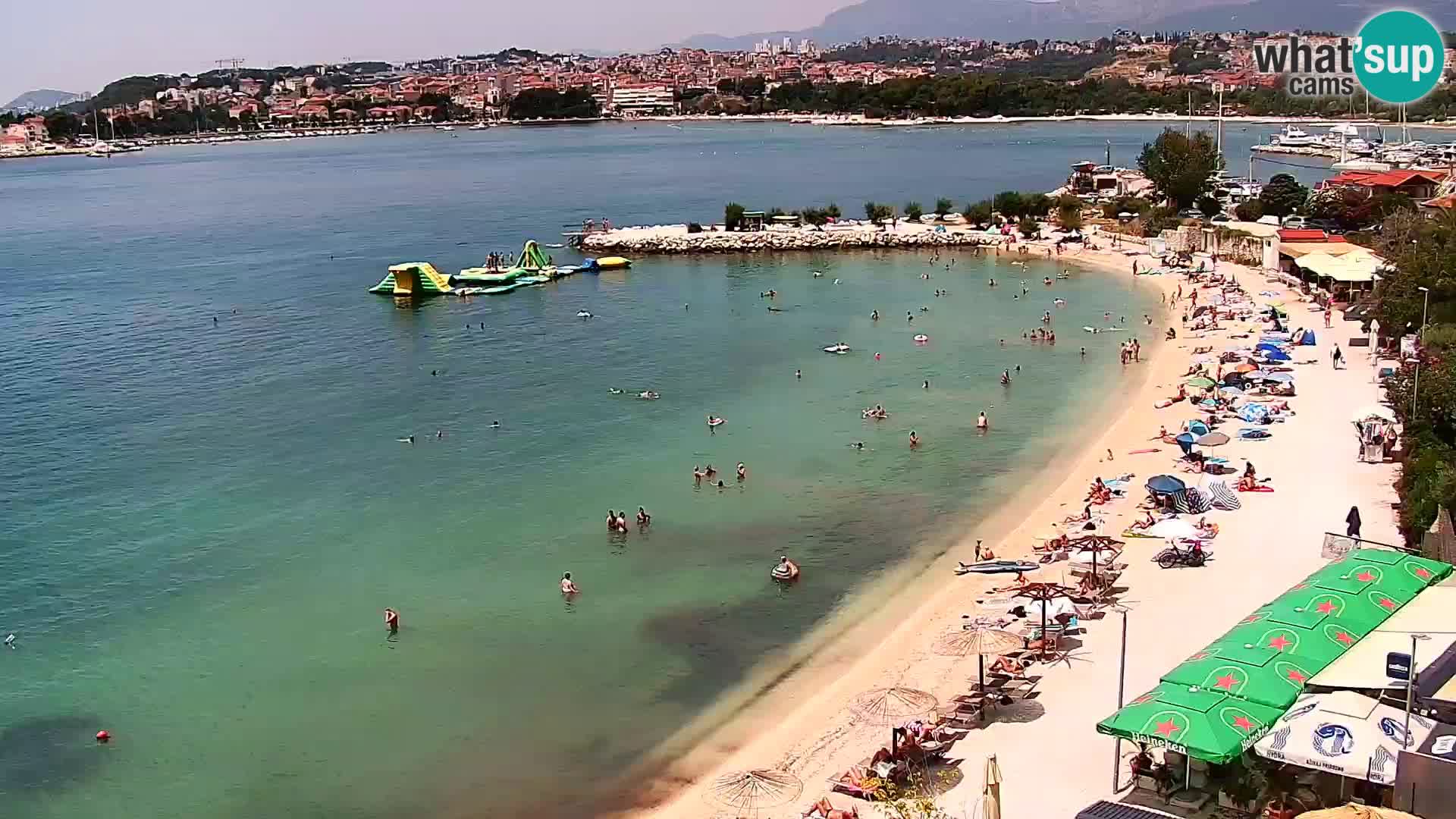 Webcam Playa de Podstrana – Vista en directo desde Hotel Split