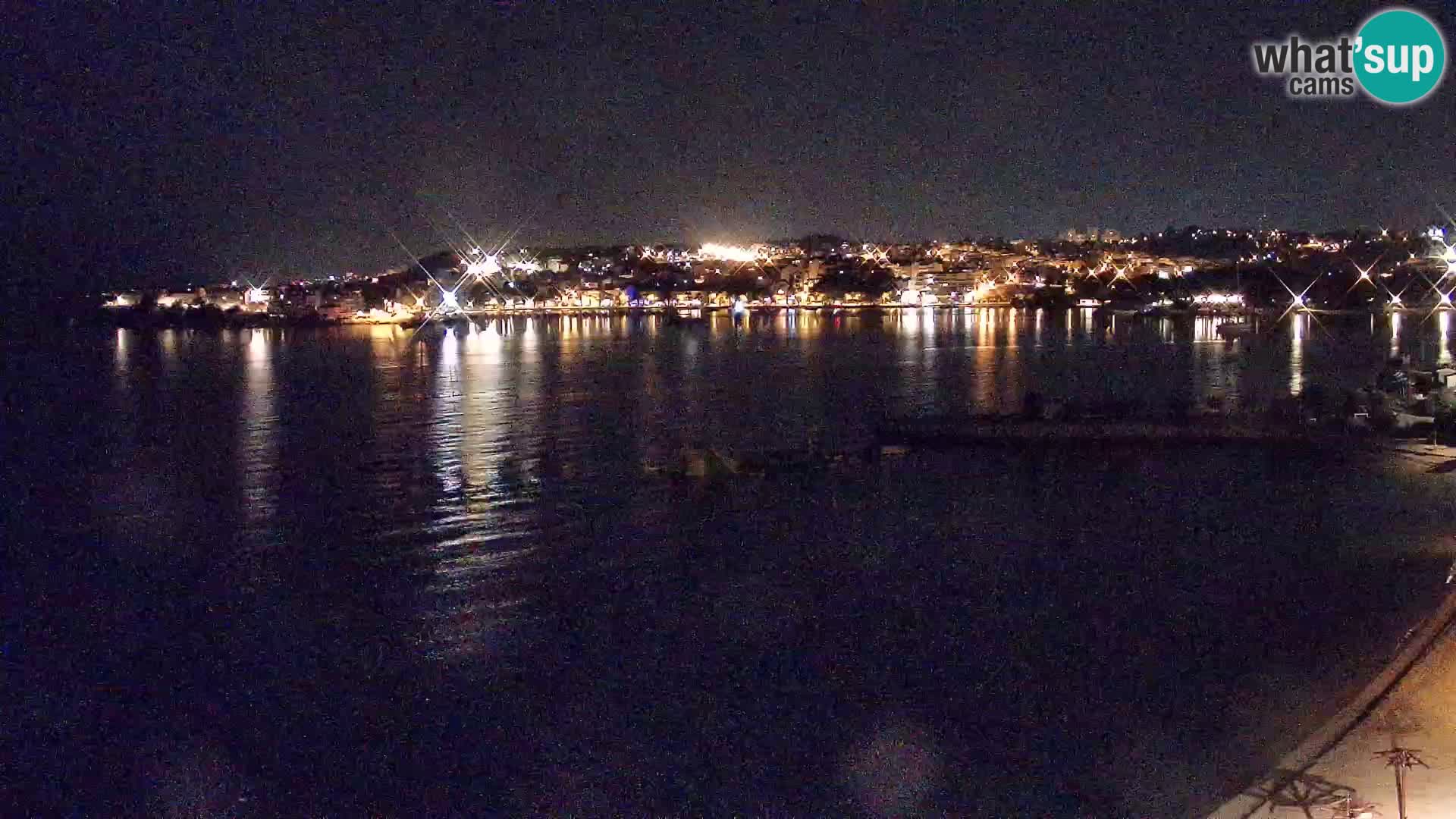 Webcam plage de Podstrana – Vue en direct depuis Hotel Split