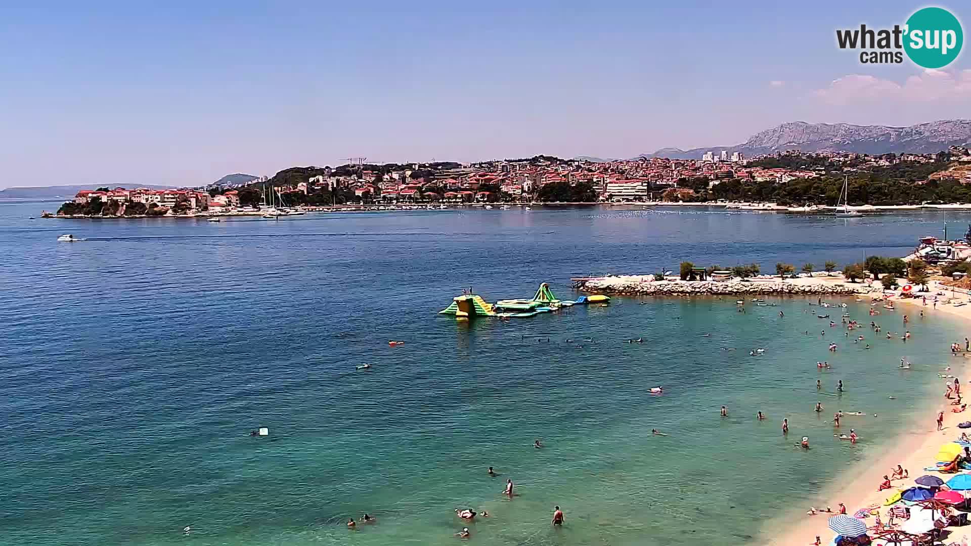 Spletna kamera Plaža Podstrana – Pogled v živo