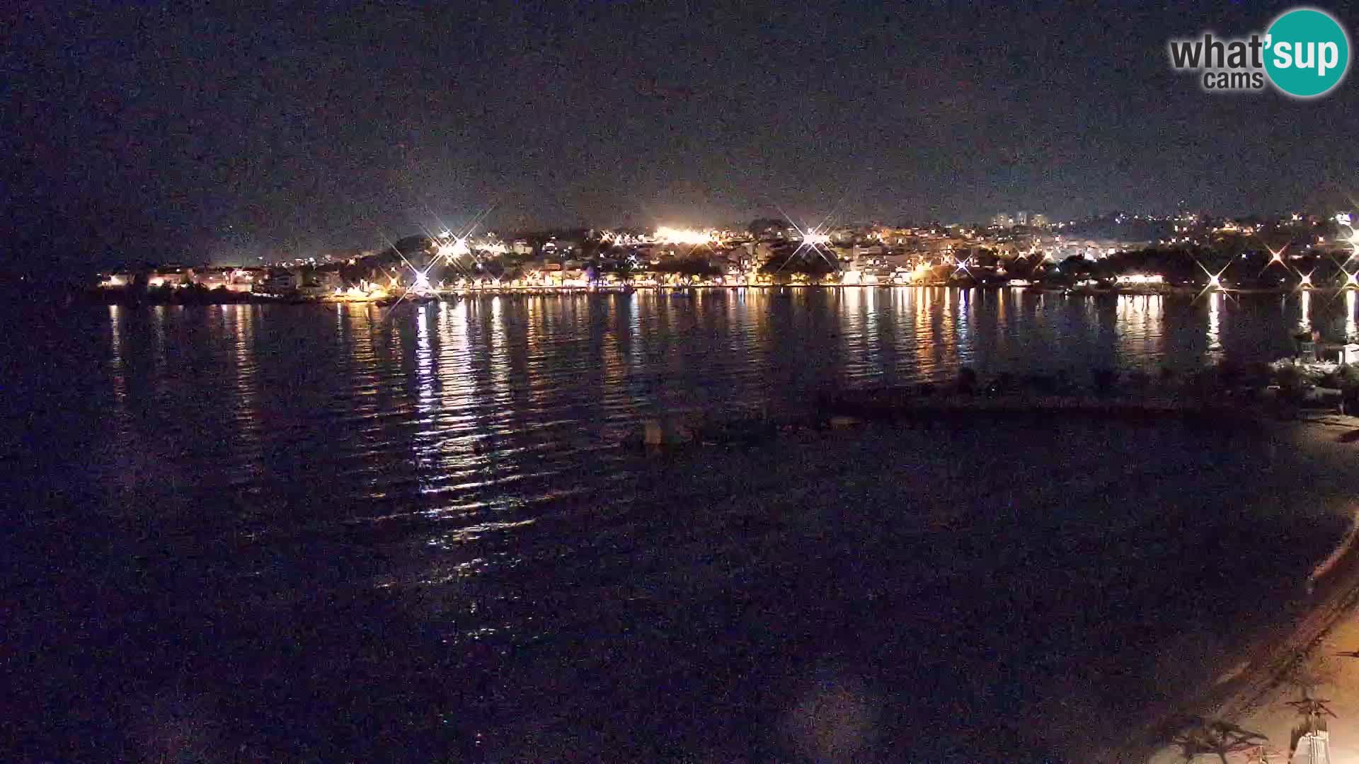 Spletna kamera Plaža Podstrana – Pogled v živo