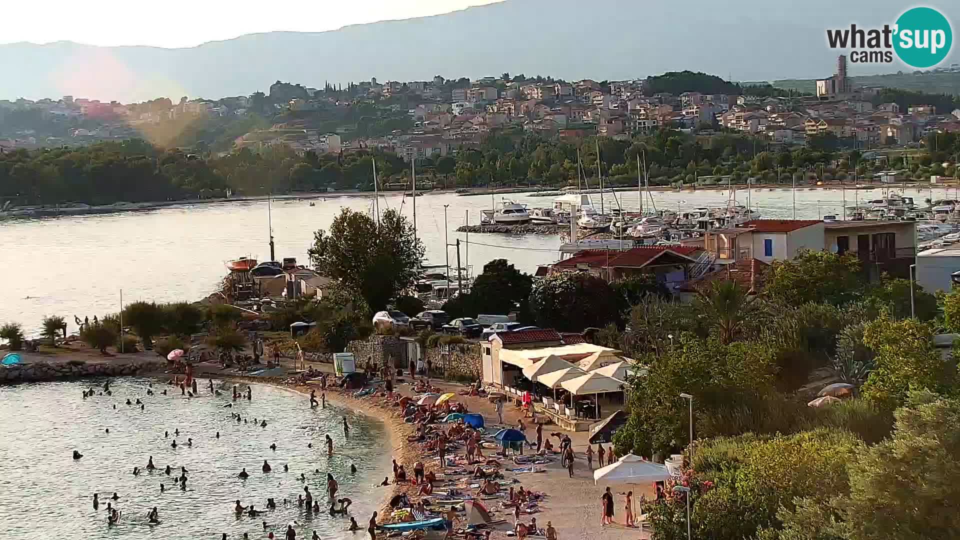 Web kamera Plaža Podstrana – Pogled uživo