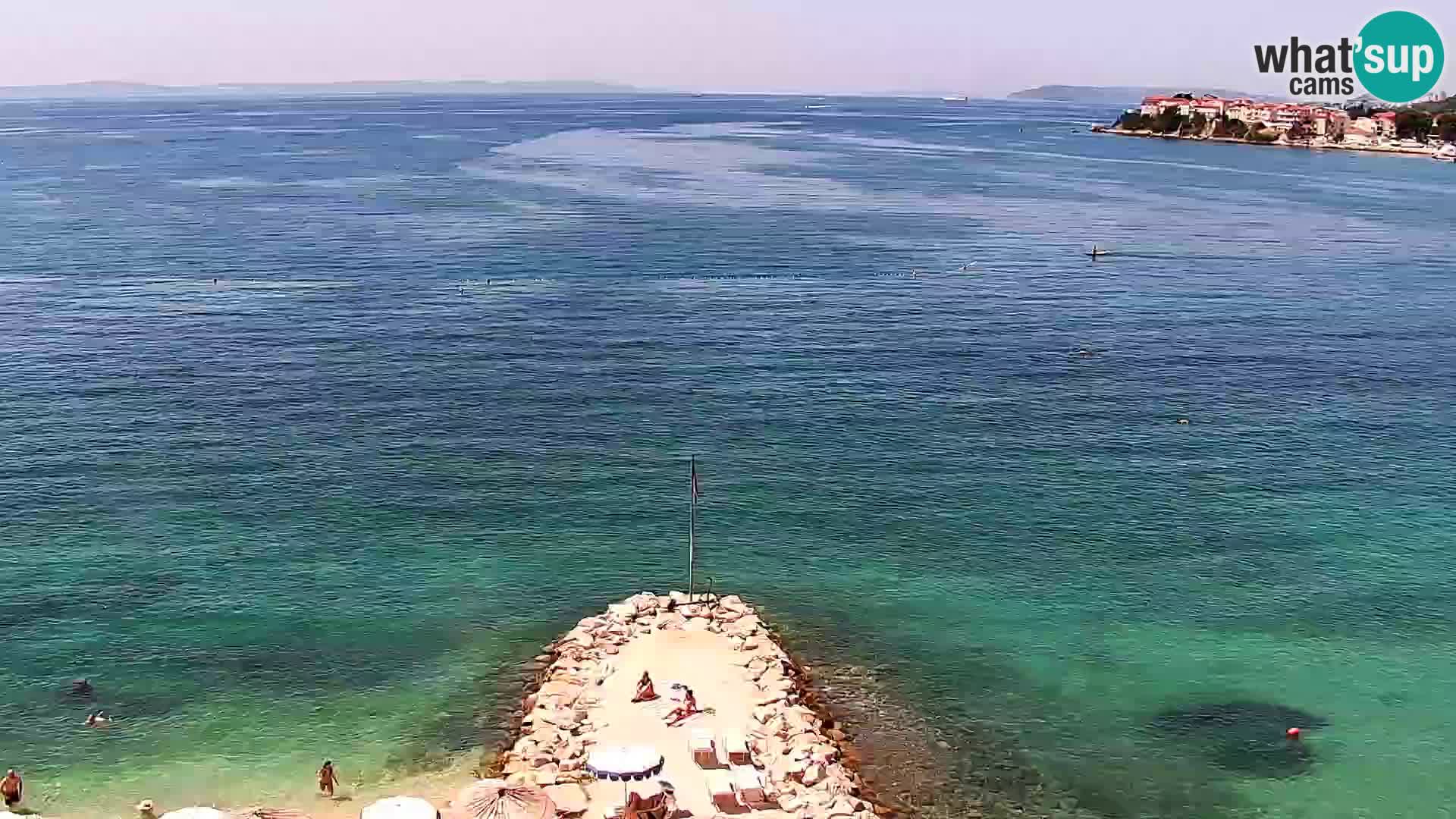 Web kamera Plaža Podstrana – Pogled uživo