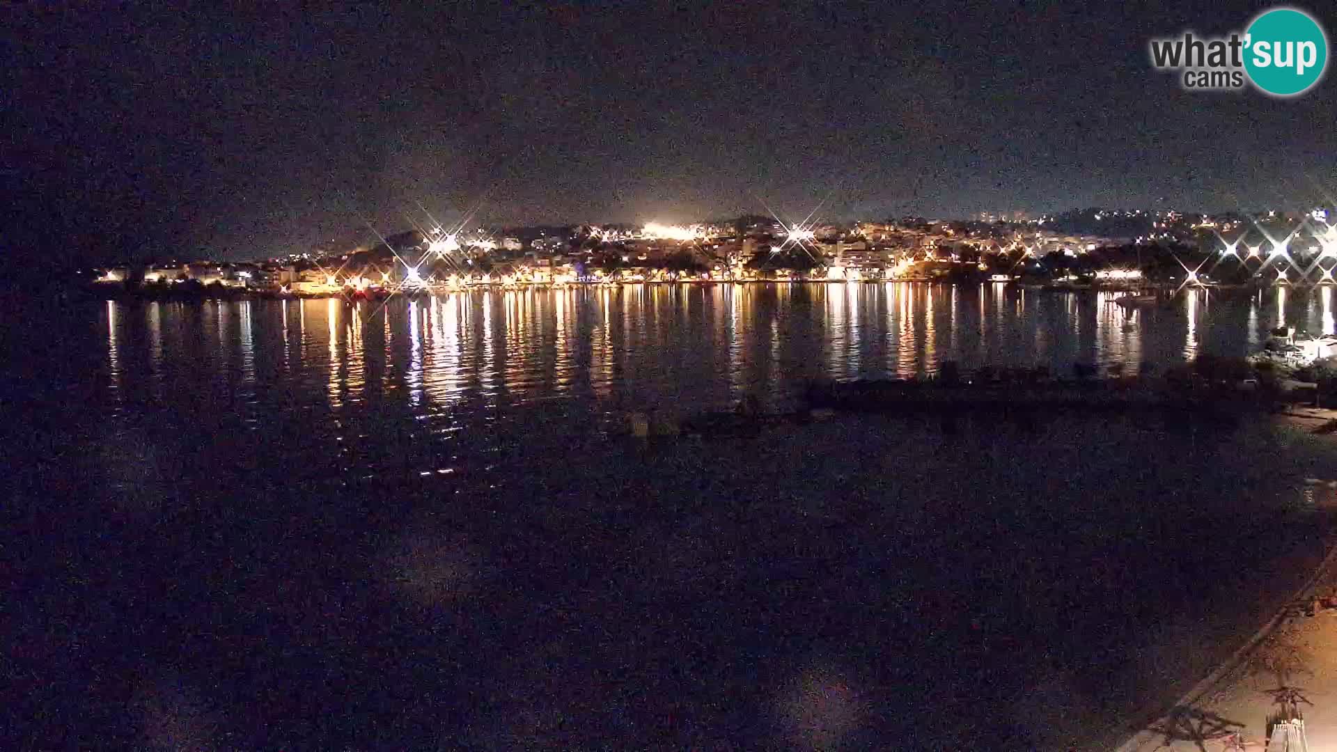 Webcam plage de Podstrana – Vue en direct depuis Hotel Split