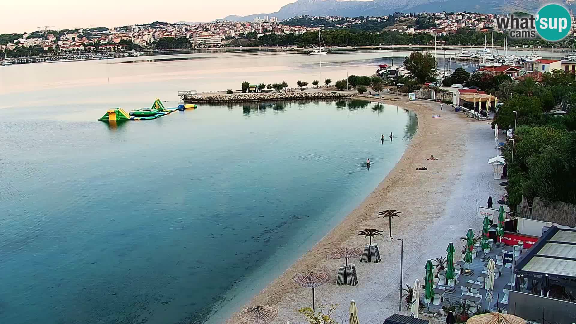 Webcam plage de Podstrana – Vue en direct depuis Hotel Split