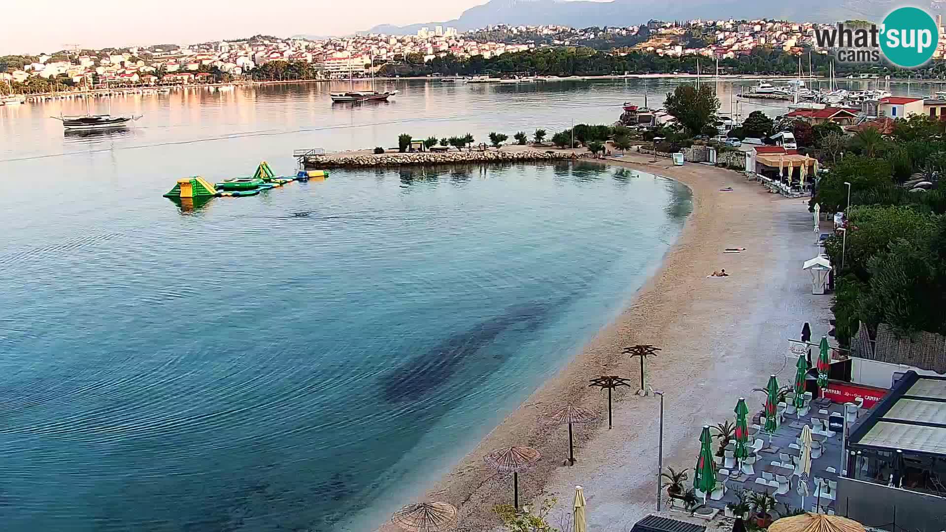 Podstrana Strand Webcam – Liveblick vom Hotel Split