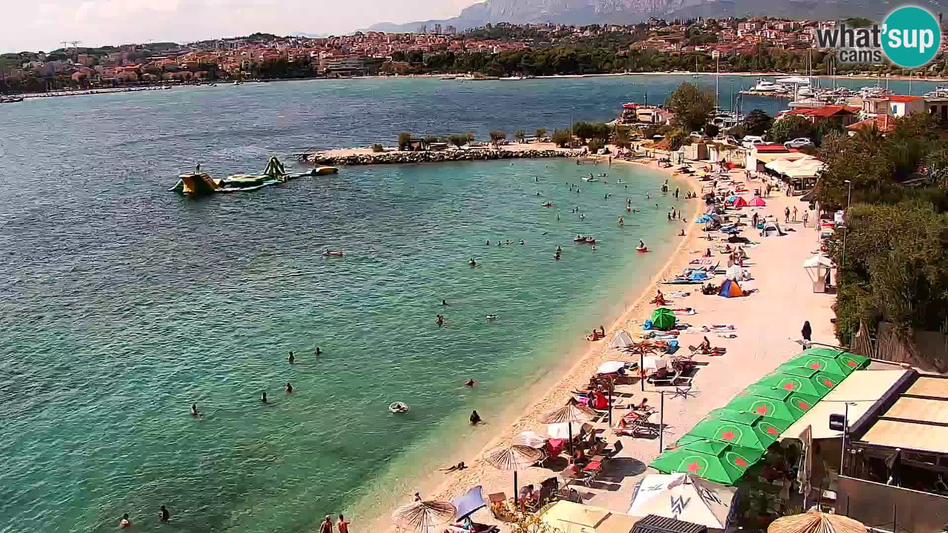 Webcam plage de Podstrana – Vue en direct depuis Hotel Split