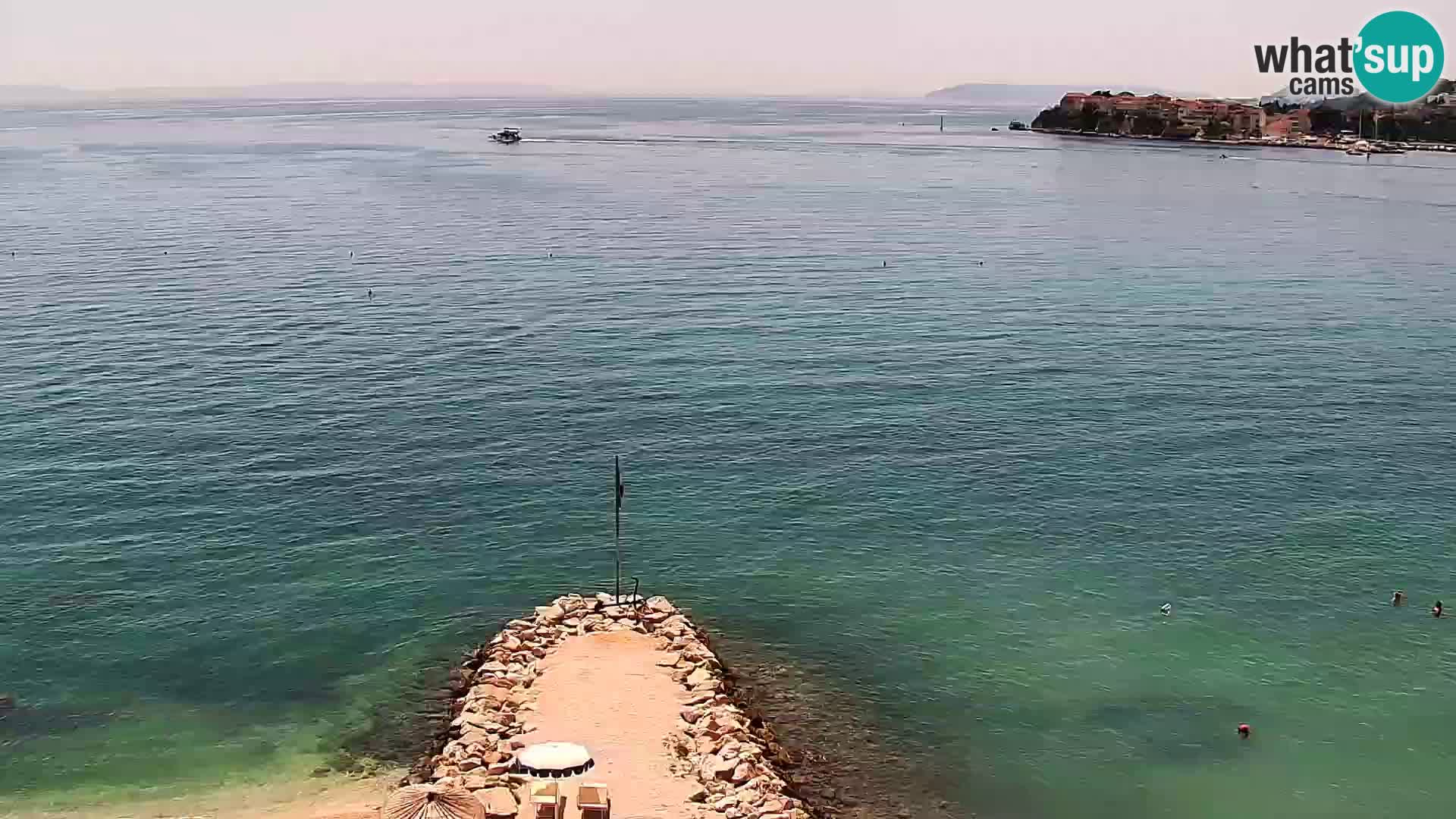 Podstrana Beach Webcam – Live View from Hotel Split