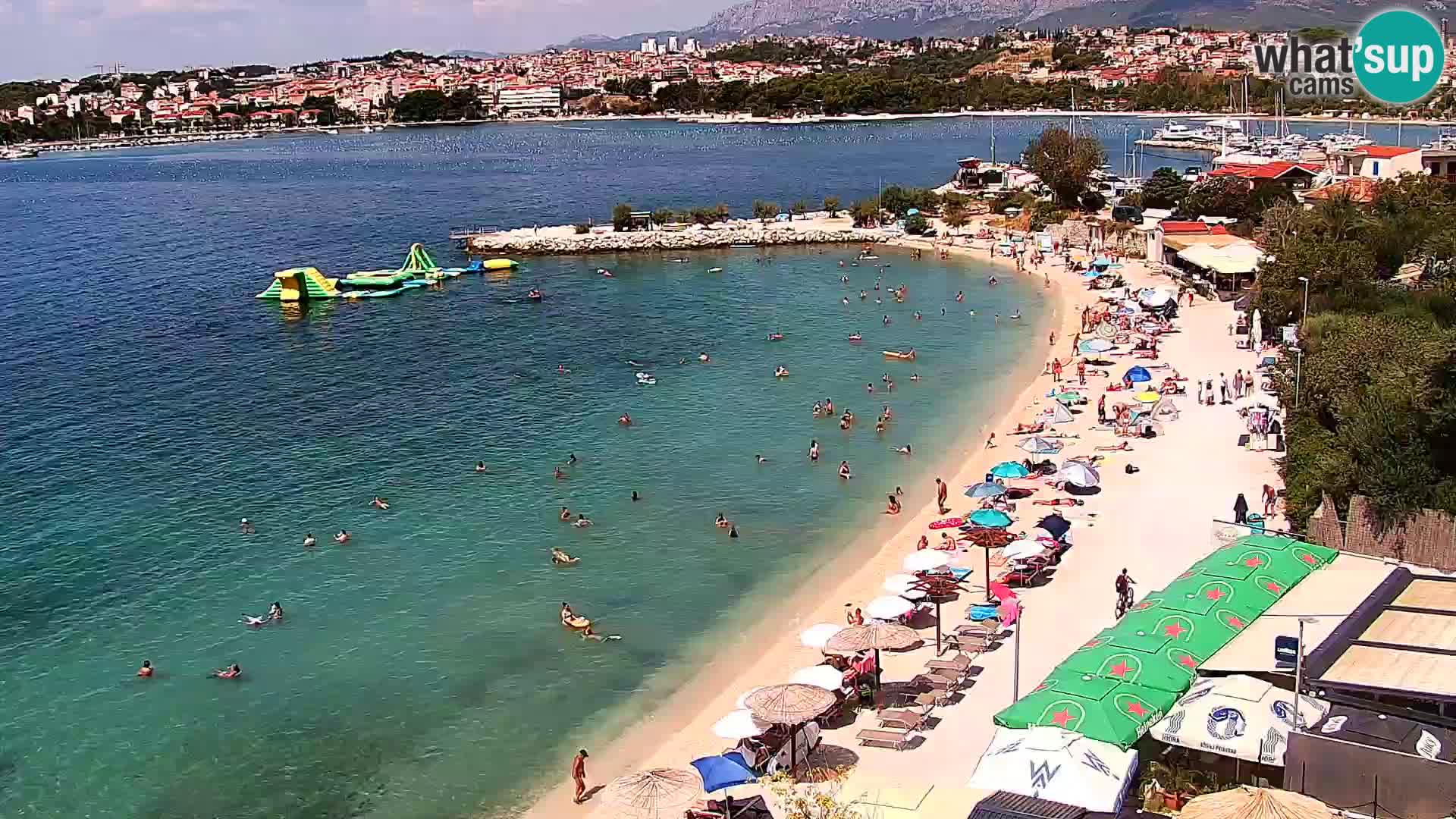 Web kamera Plaža Podstrana – Pogled uživo