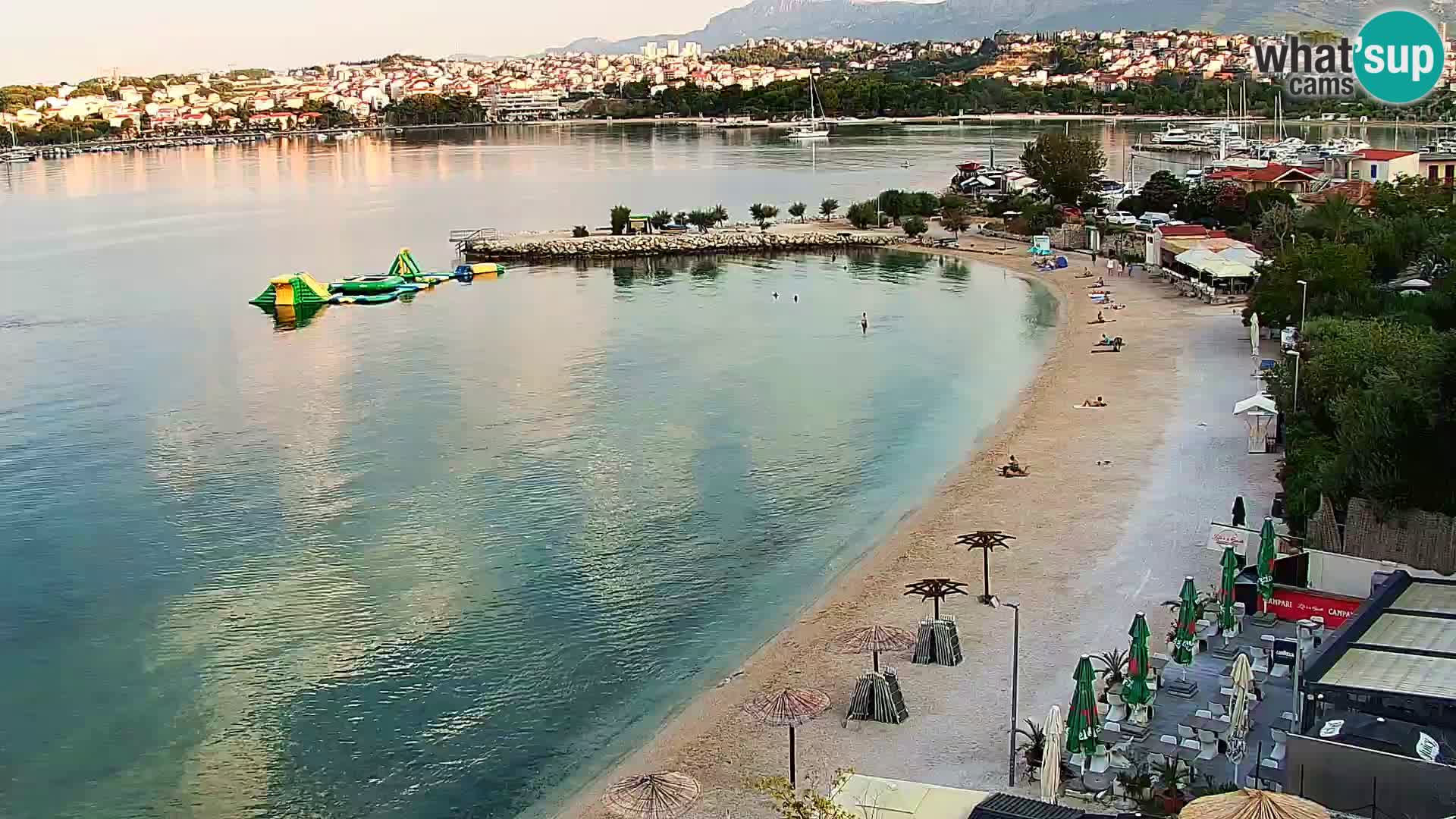 Webcam plage de Podstrana – Vue en direct depuis Hotel Split