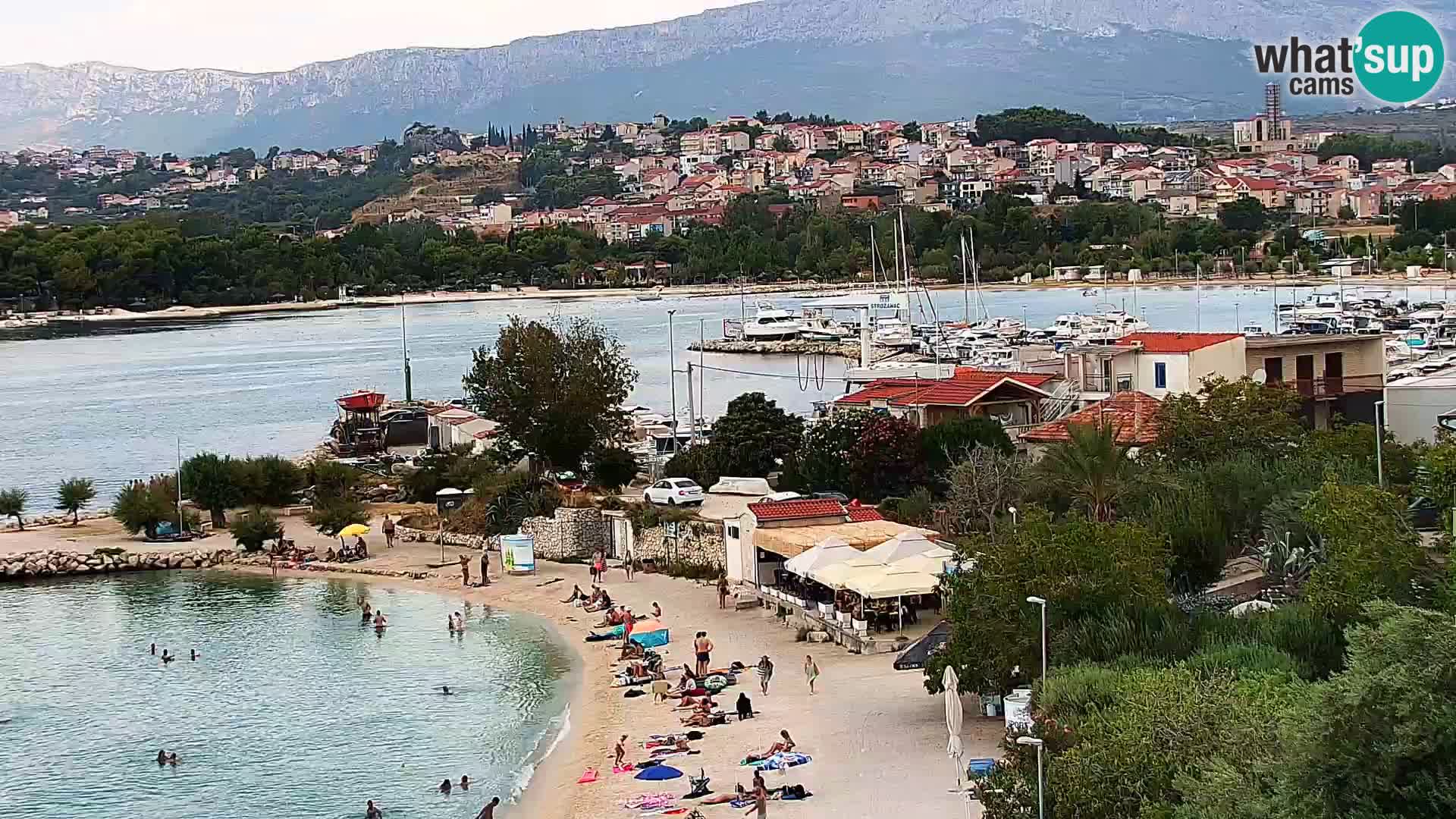 Web kamera Plaža Podstrana – Pogled uživo
