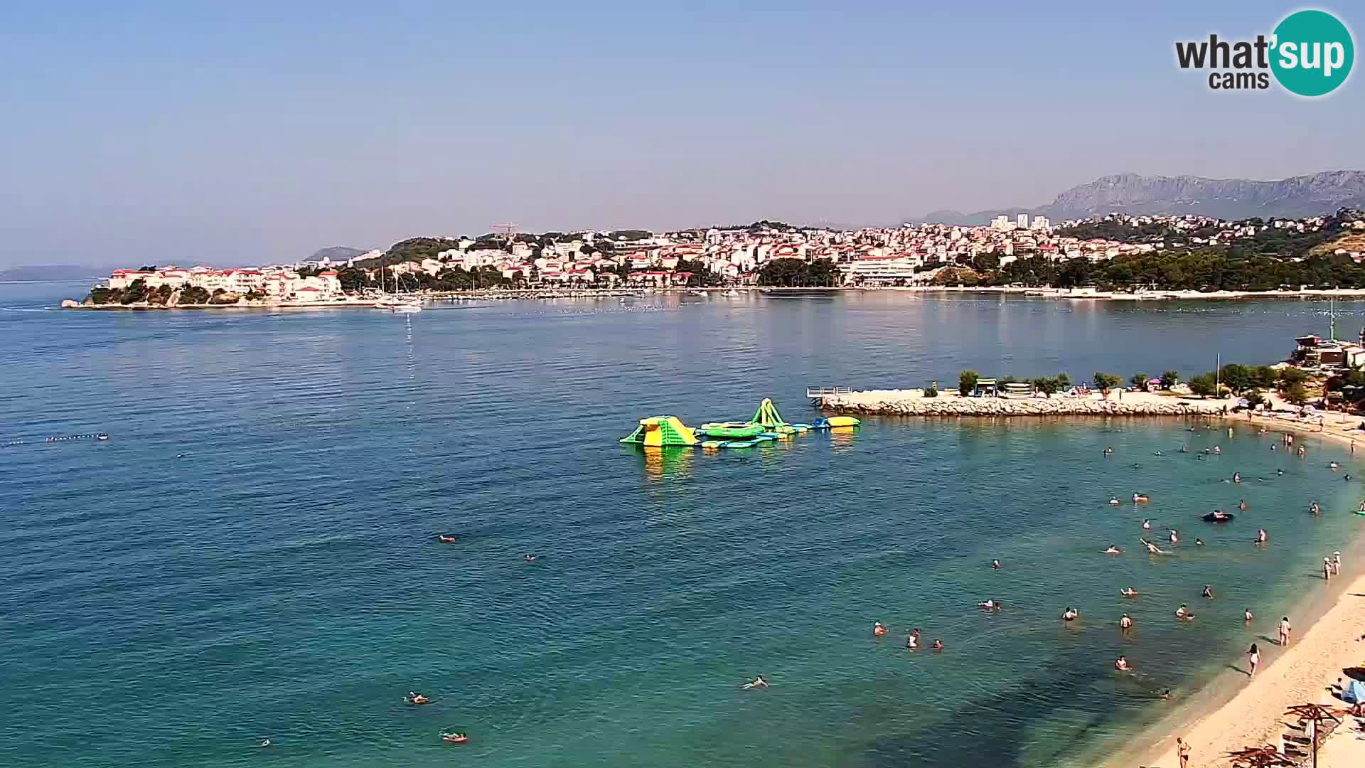 Web kamera Plaža Podstrana – Pogled uživo