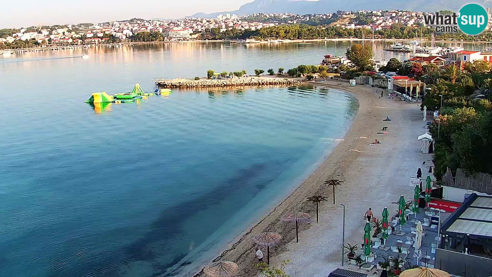 Webcam plage de Podstrana – Vue en direct depuis Hotel Split
