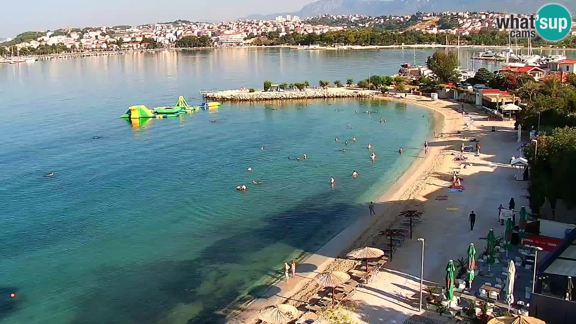 Webcam plage de Podstrana – Vue en direct depuis Hotel Split