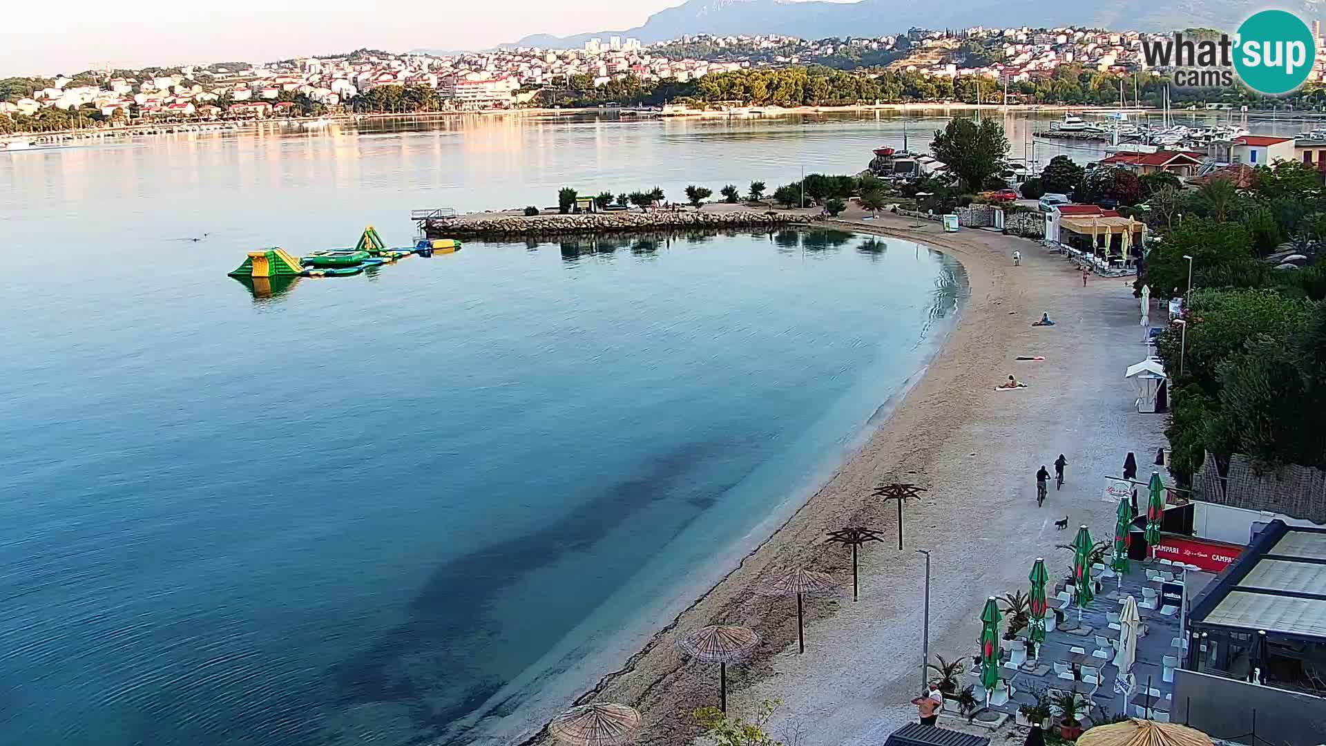 Webcam plage de Podstrana – Vue en direct depuis Hotel Split