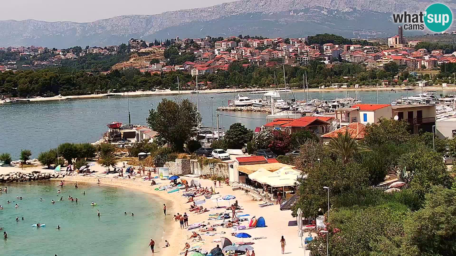 Web kamera Plaža Podstrana – Pogled uživo