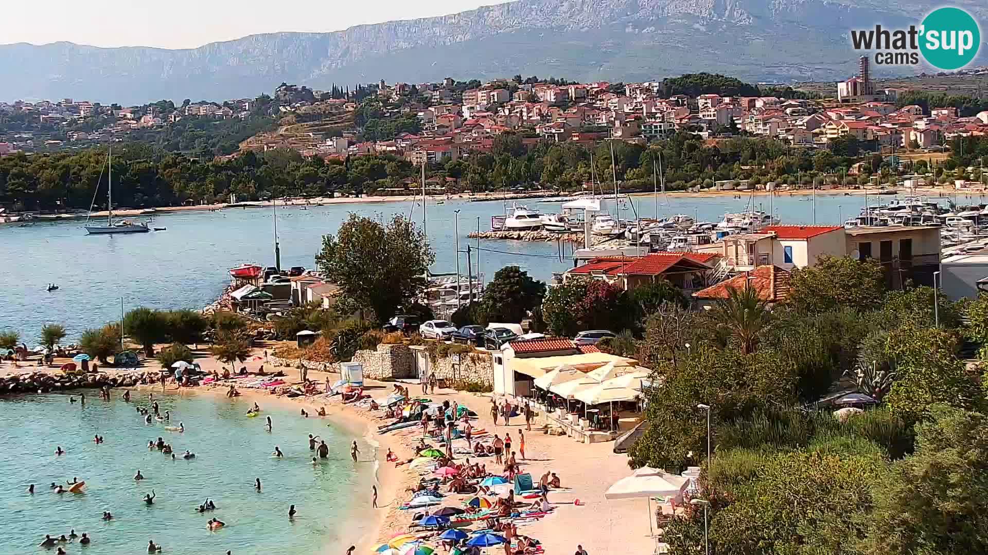 Web kamera Plaža Podstrana – Pogled uživo