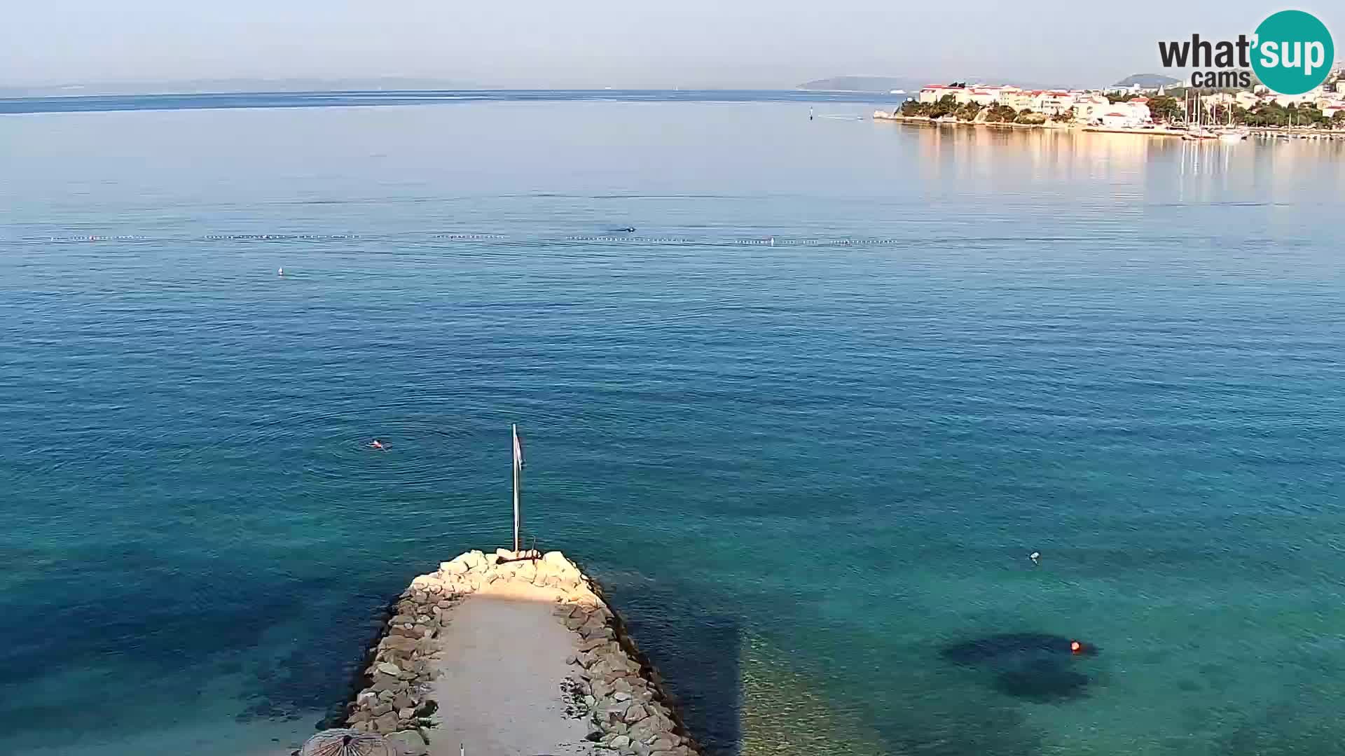 Webcam plage de Podstrana – Vue en direct depuis Hotel Split