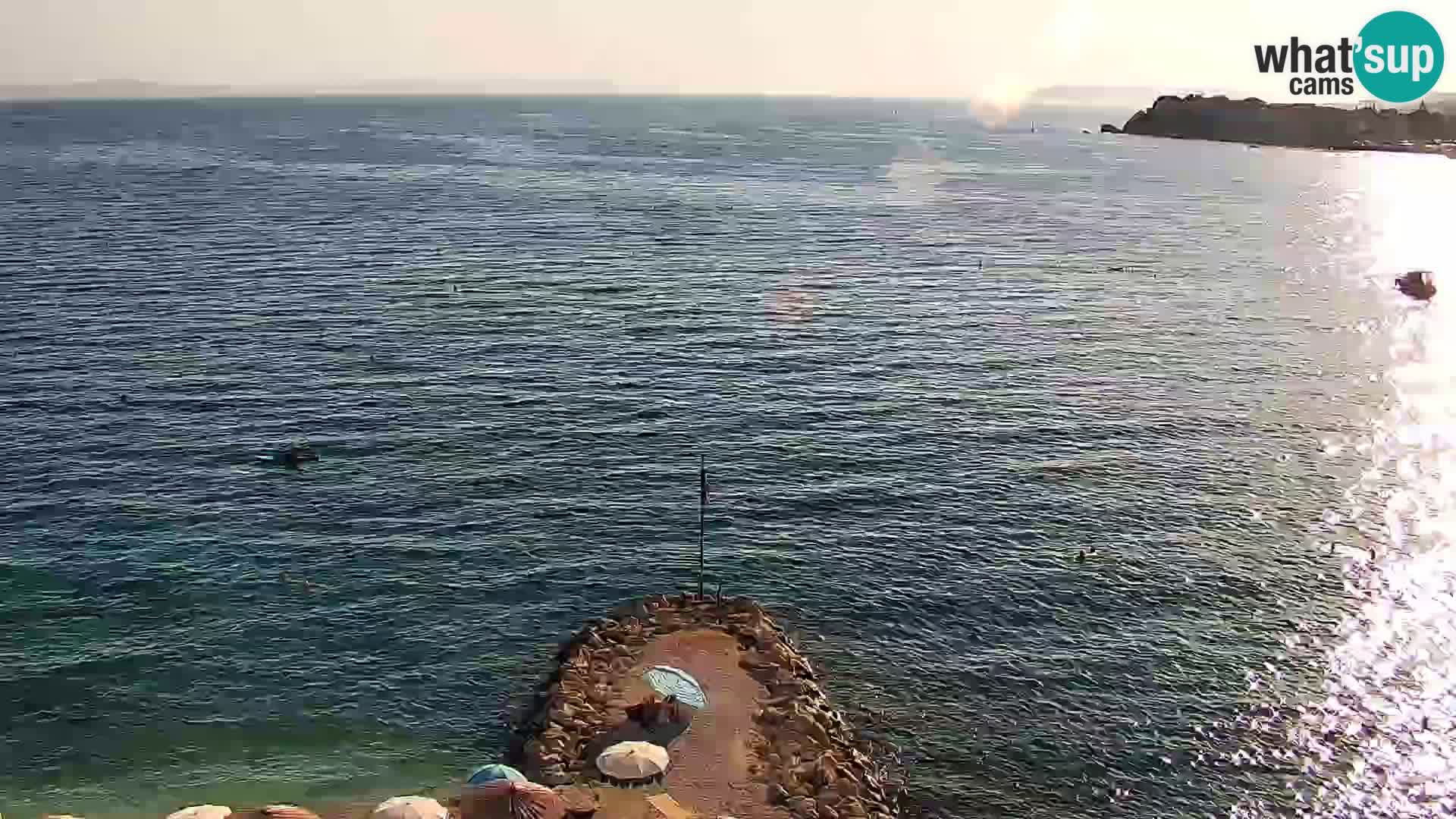 Webcam plage de Podstrana – Vue en direct depuis Hotel Split