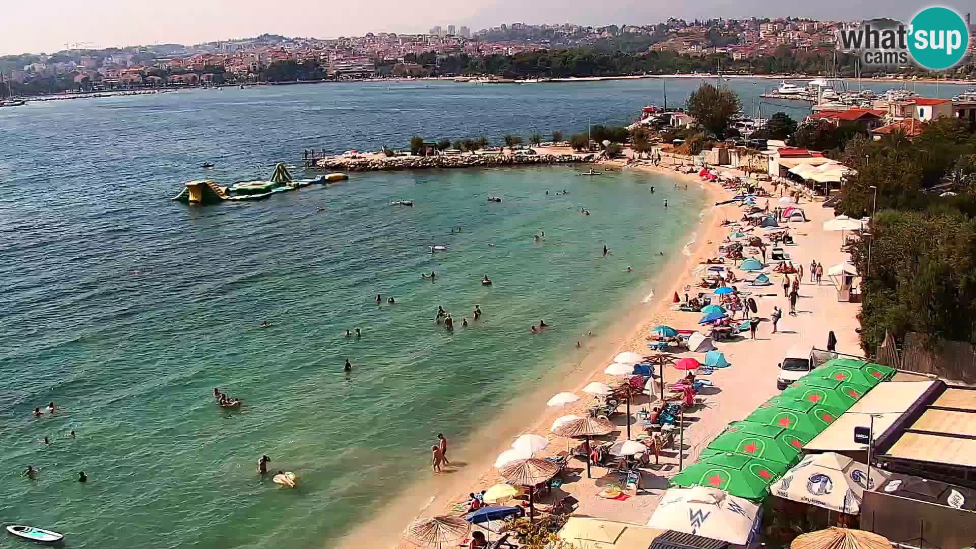 Webcam plage de Podstrana – Vue en direct depuis Hotel Split