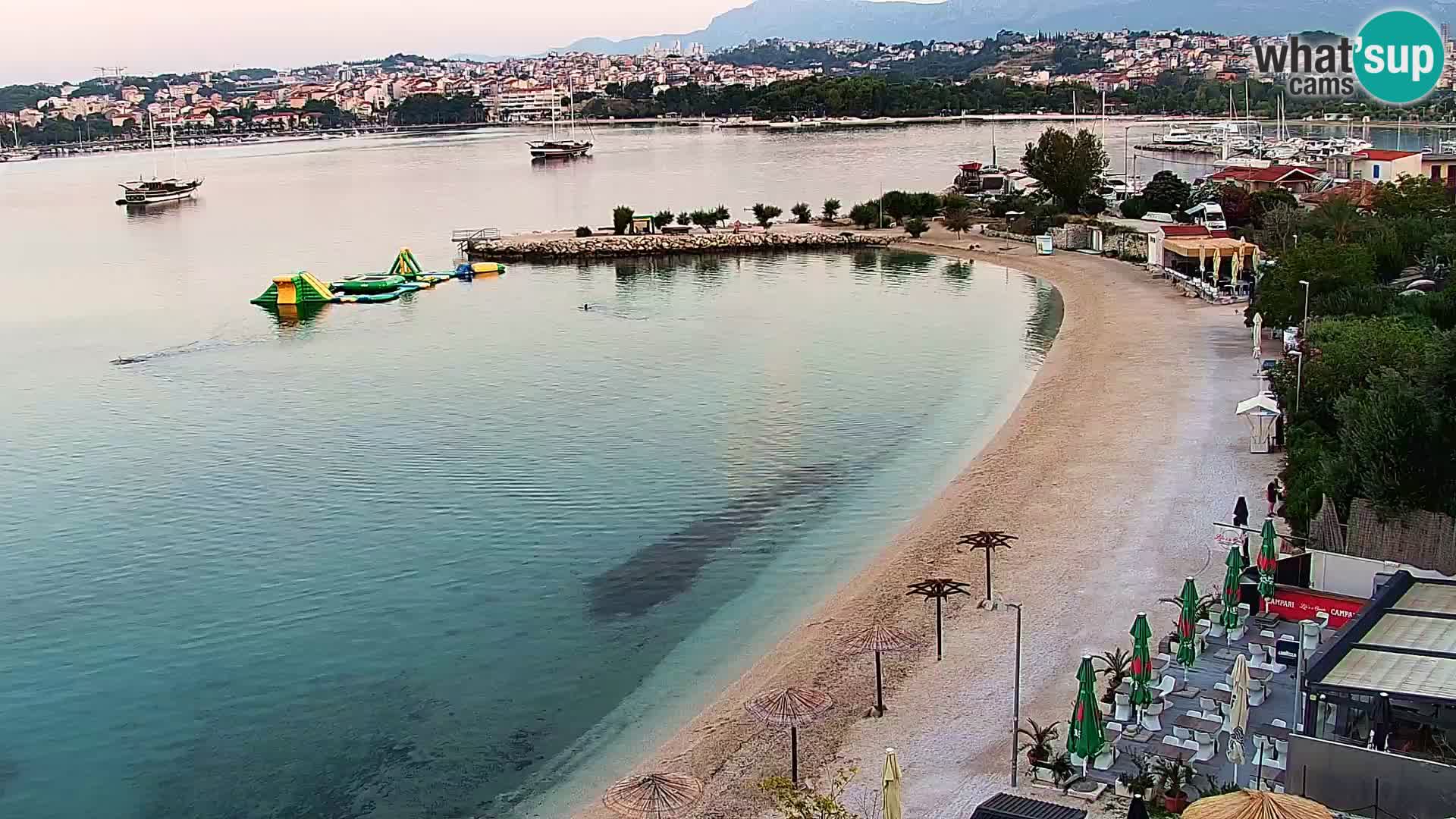 Web kamera Plaža Podstrana – Pogled uživo