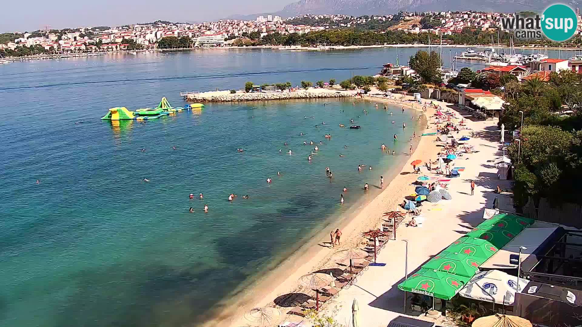 Webcam Playa de Podstrana – Vista en directo desde Hotel Split