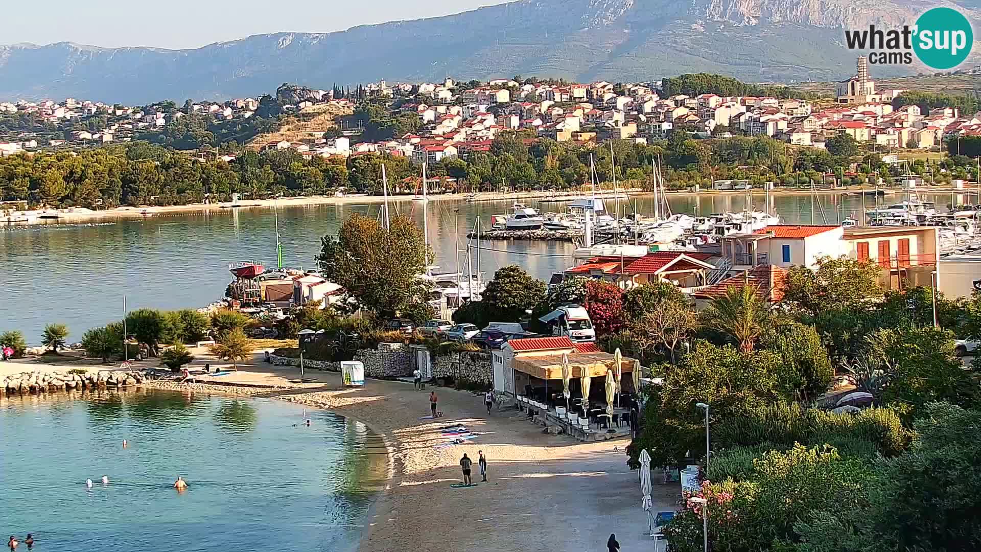 Spletna kamera Plaža Podstrana – Pogled v živo