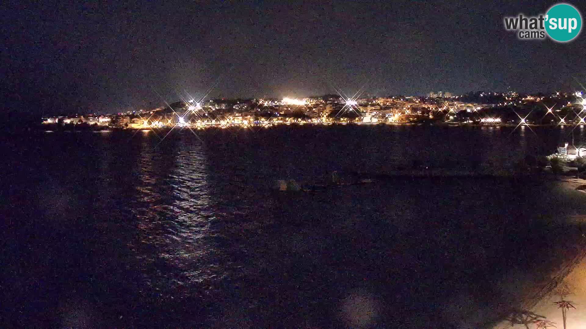 Webcam plage de Podstrana – Vue en direct depuis Hotel Split