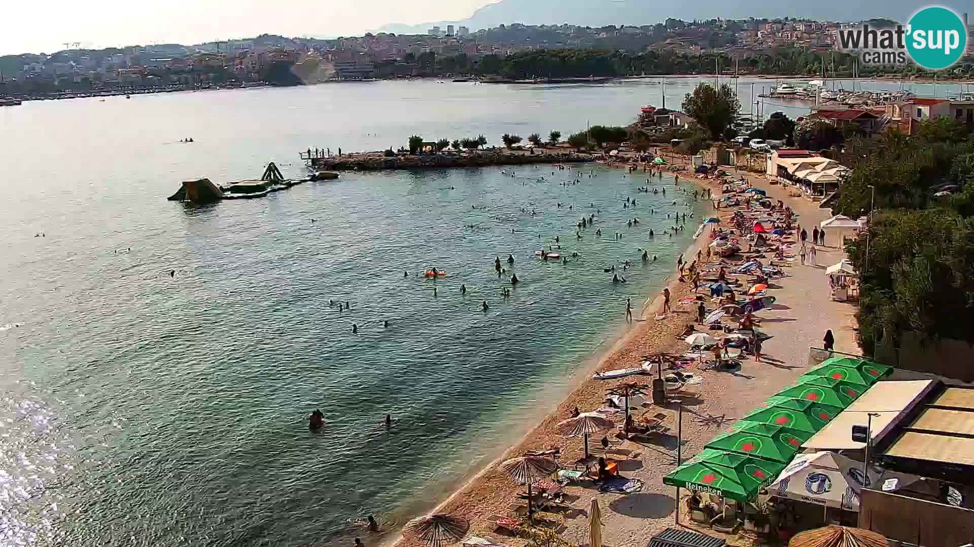 Webcam plage de Podstrana – Vue en direct depuis Hotel Split