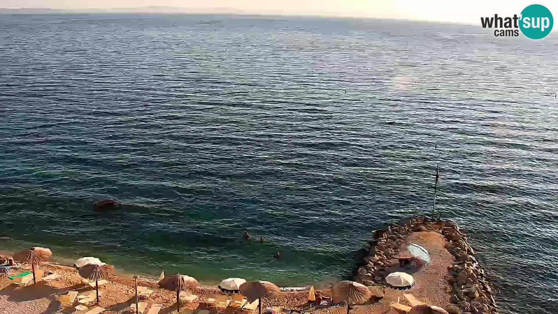 Webcam plage de Podstrana – Vue en direct depuis Hotel Split