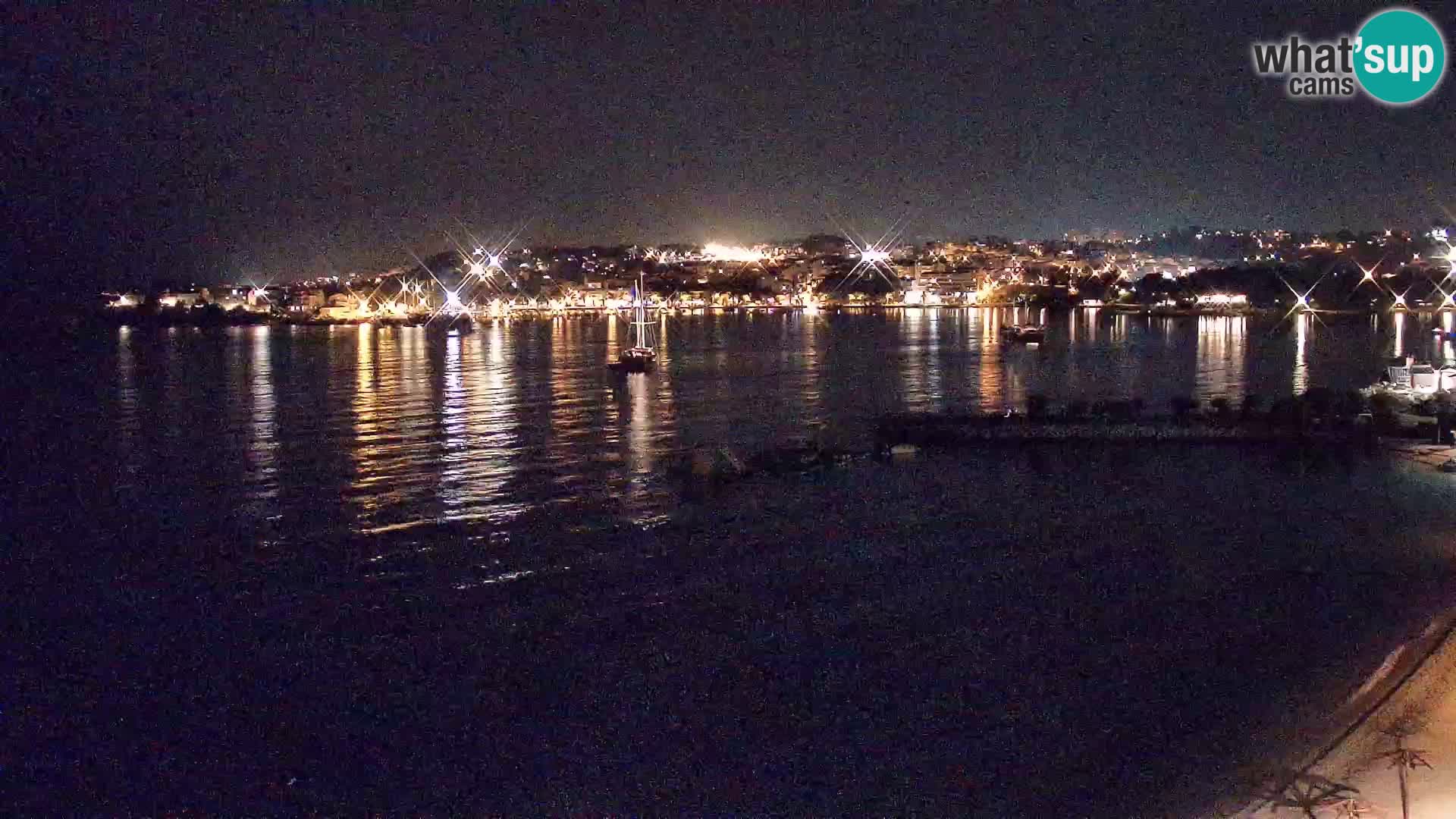 Web kamera Plaža Podstrana – Pogled uživo