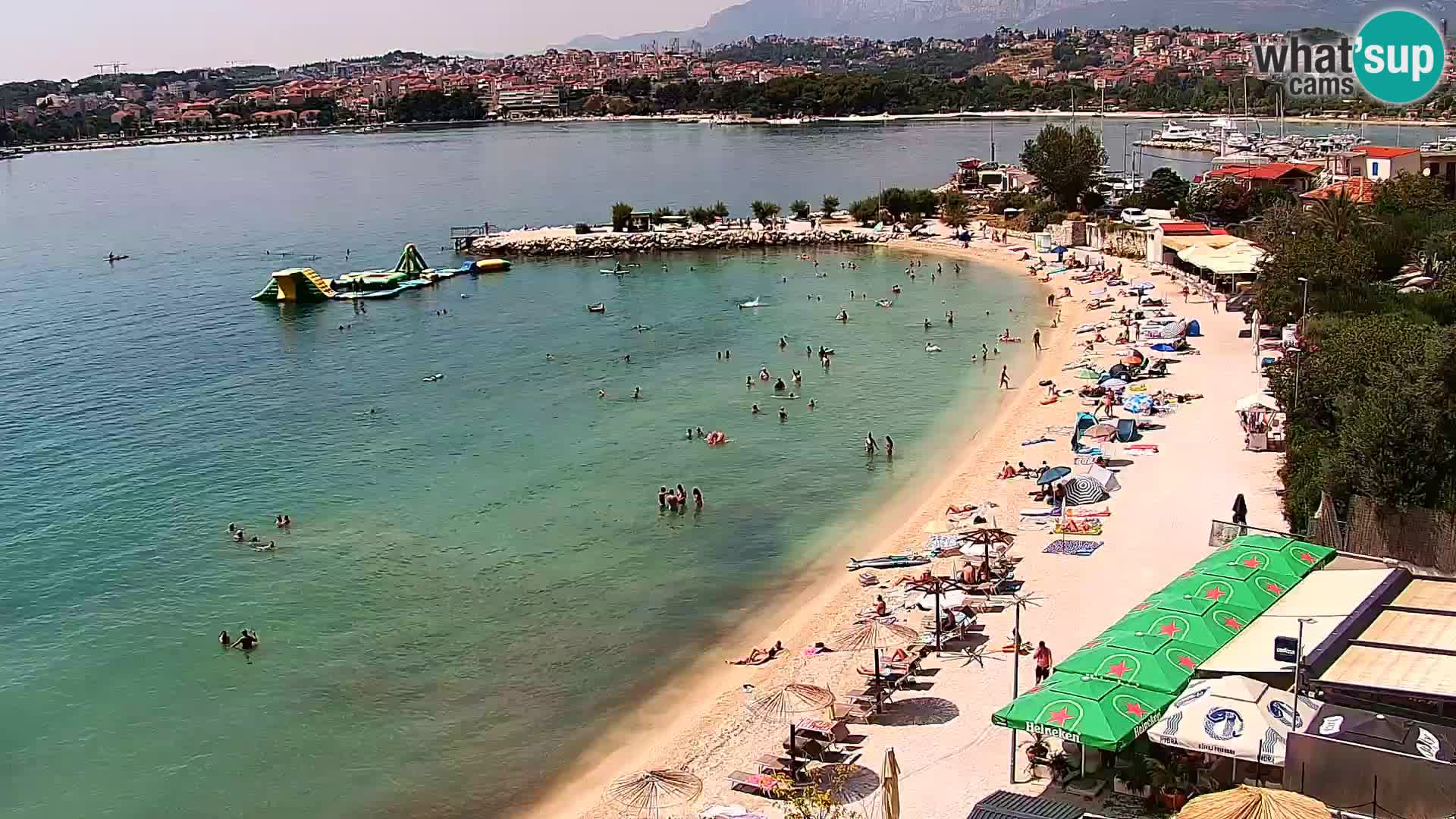 Web kamera Plaža Podstrana – Pogled uživo