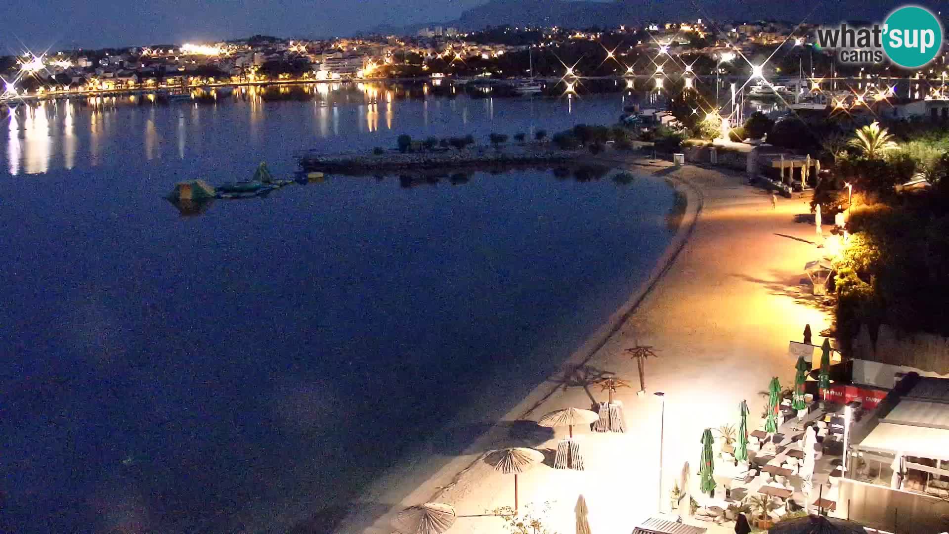 Spletna kamera Plaža Podstrana – Pogled v živo