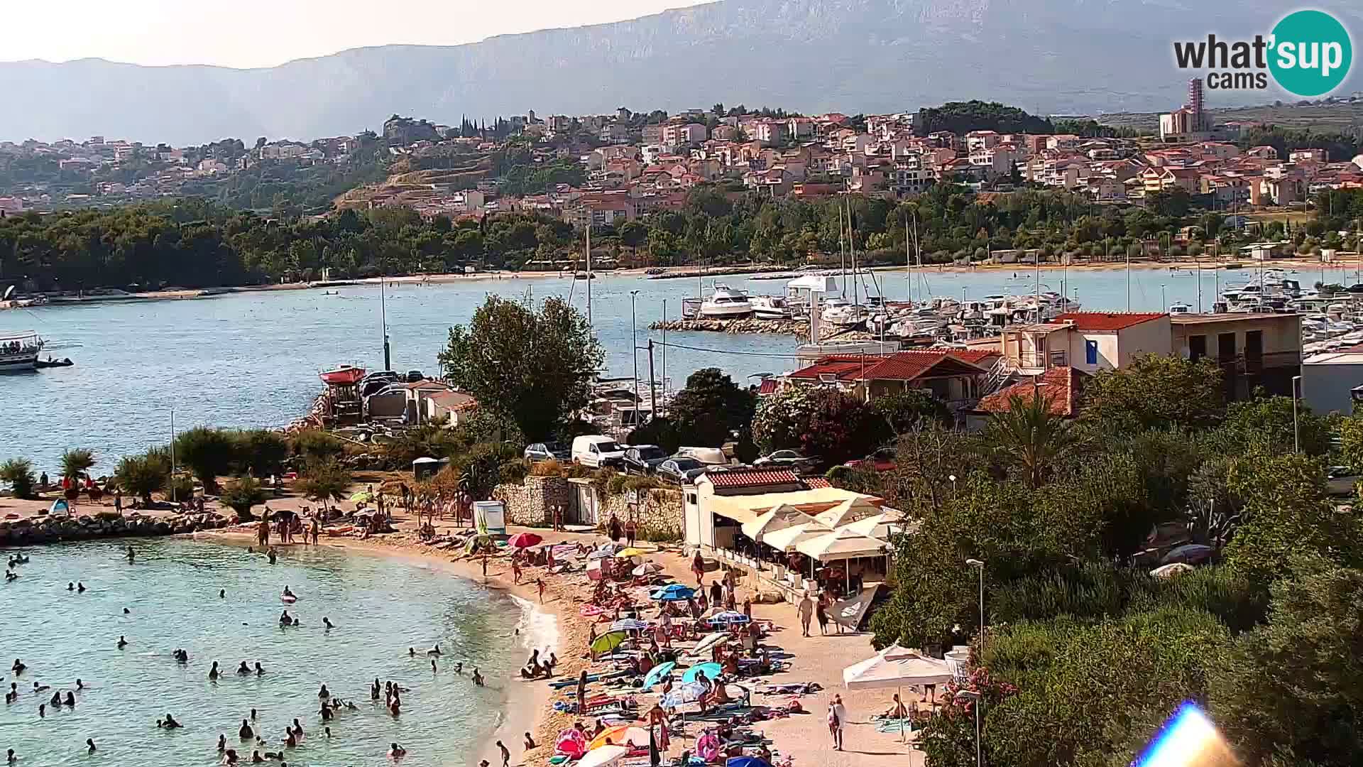 Webcam Playa de Podstrana – Vista en directo desde Hotel Split