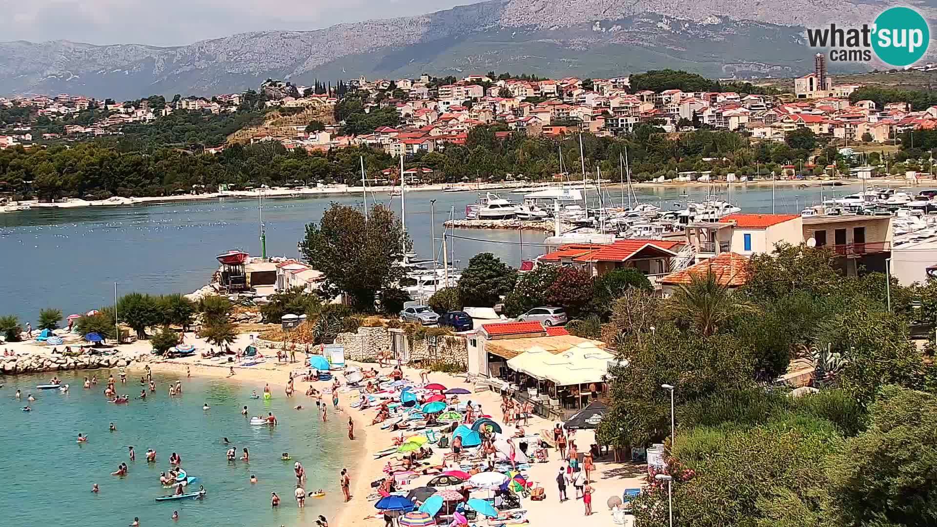 Webcam plage de Podstrana – Vue en direct depuis Hotel Split