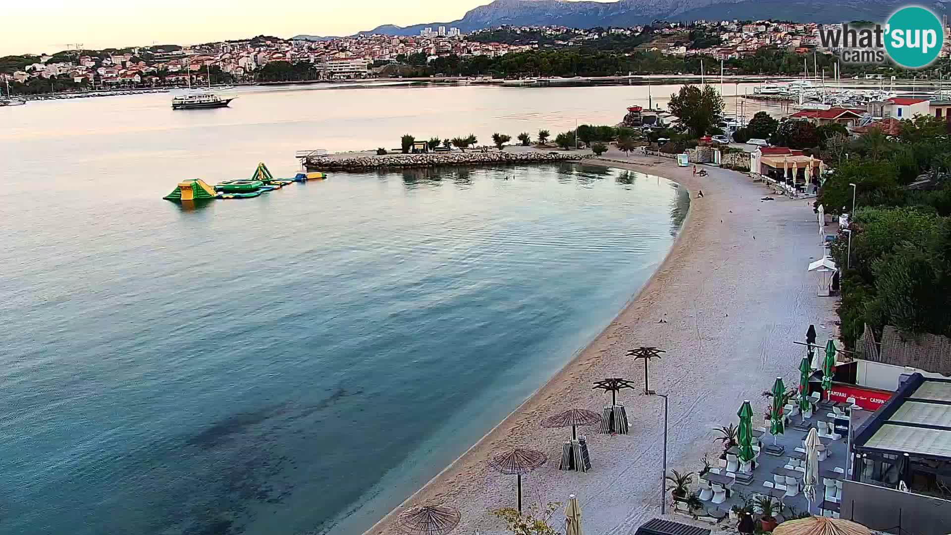 Webcam plage de Podstrana – Vue en direct depuis Hotel Split