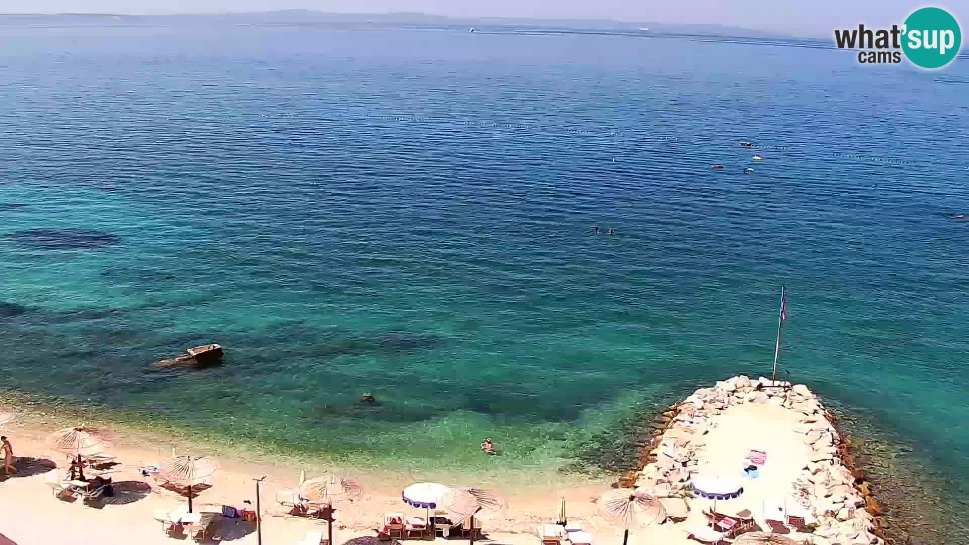 Webcam plage de Podstrana – Vue en direct depuis Hotel Split