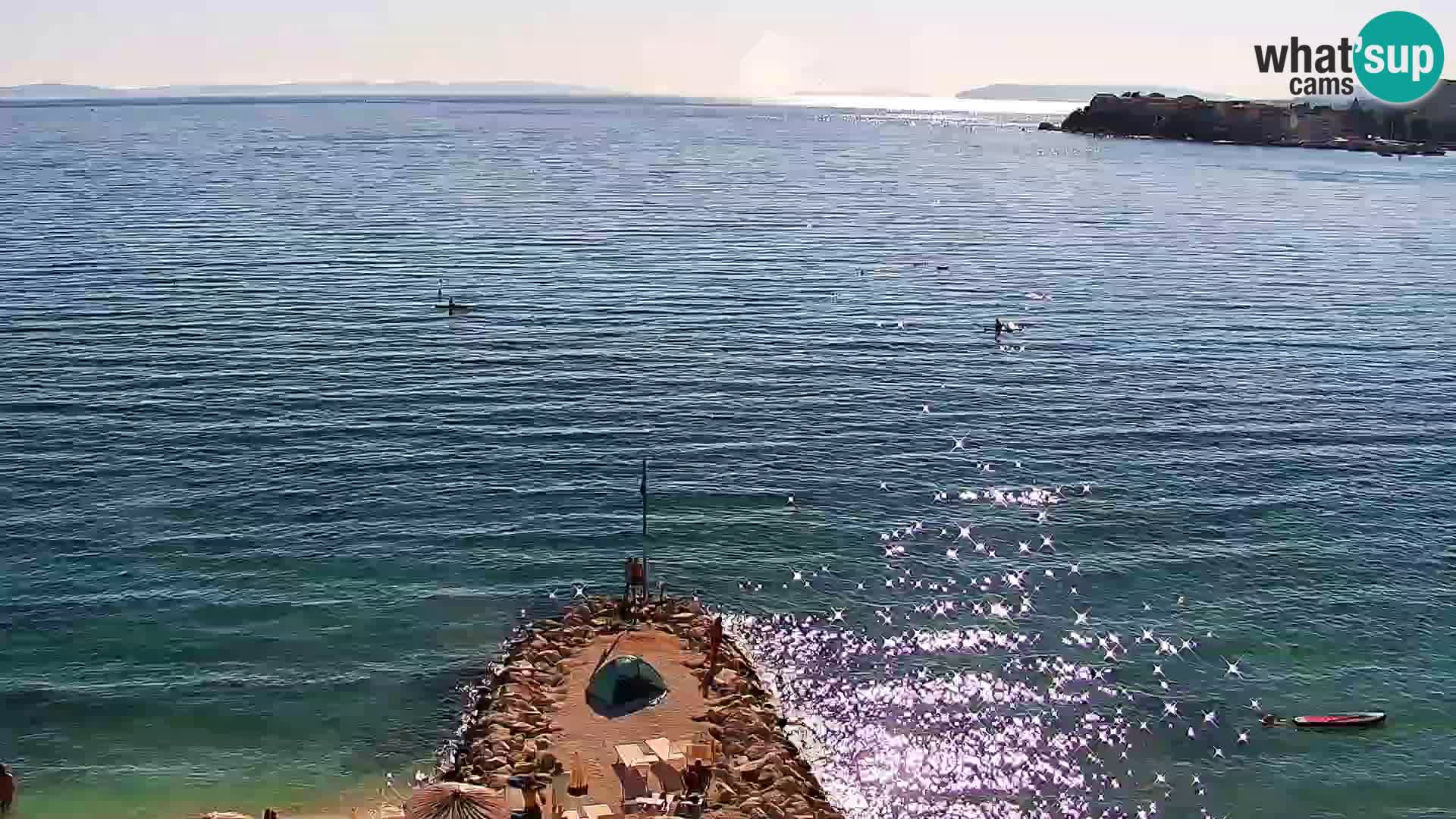 Webcam plage de Podstrana – Vue en direct depuis Hotel Split