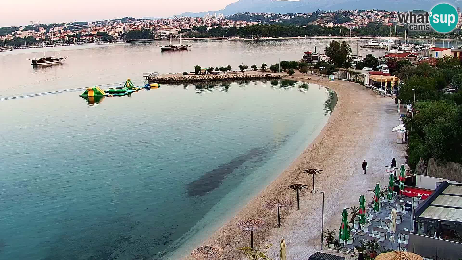 Webcam plage de Podstrana – Vue en direct depuis Hotel Split